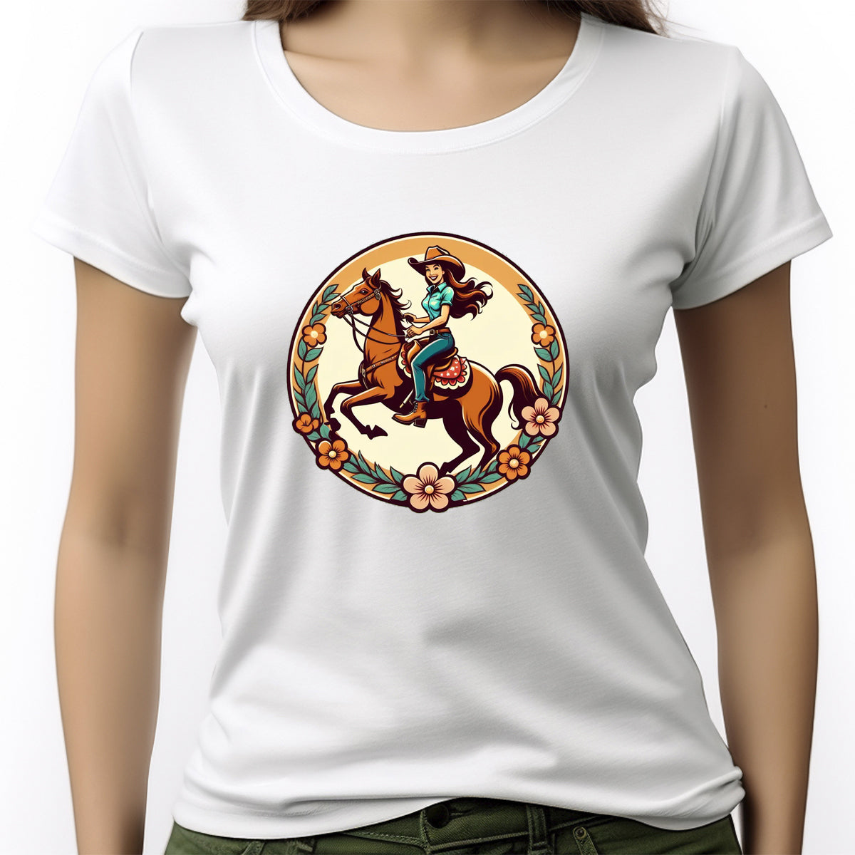 CAMISETA FEMININA LIKE A COWGIRL 2
