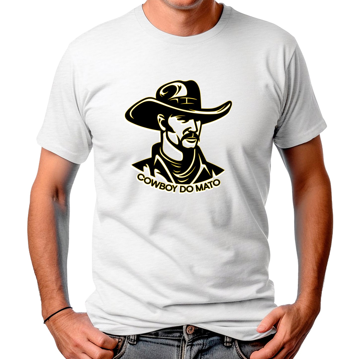 CAMISETA MASCULINA COWBOY DO MATO