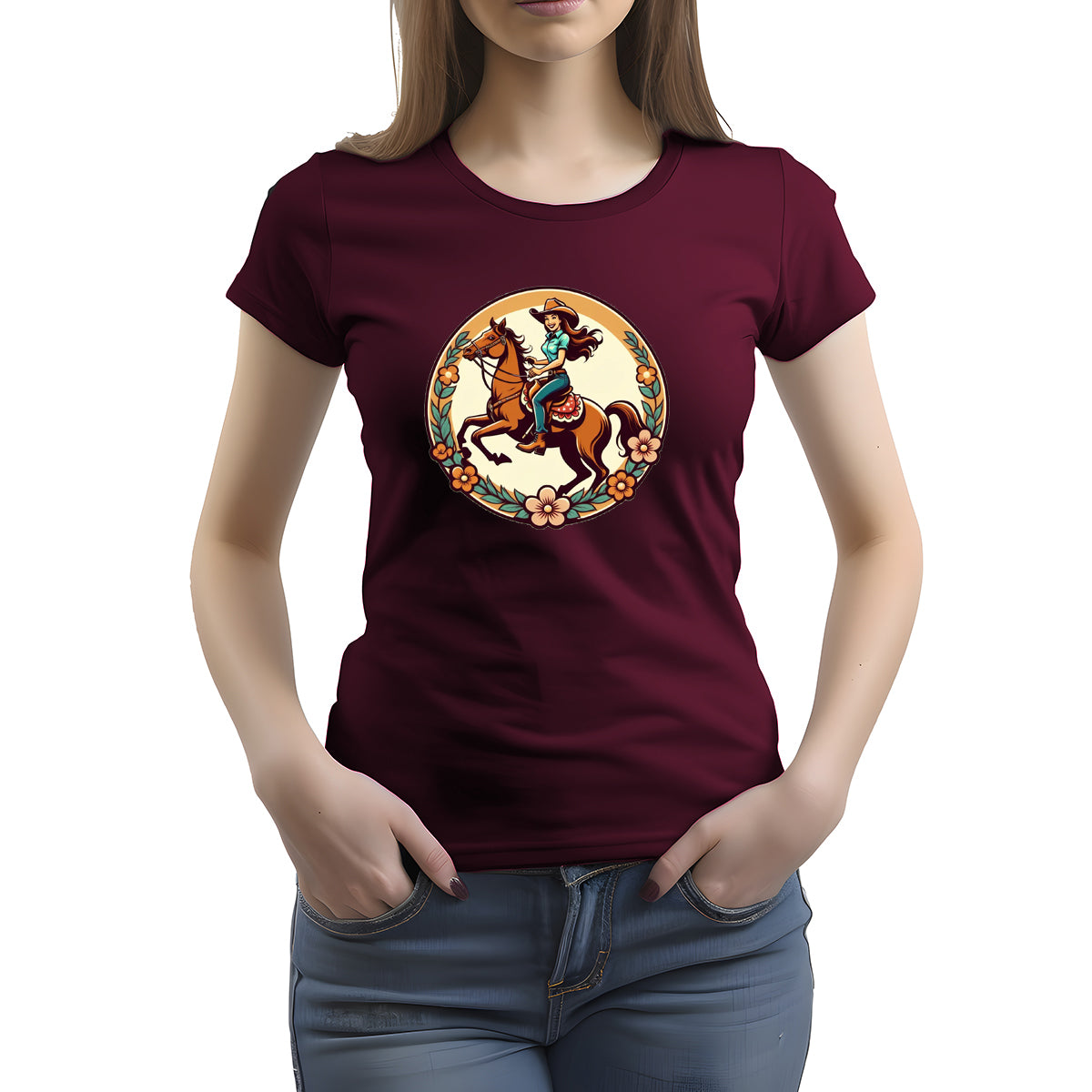 CAMISETA FEMININA LIKE A COWGIRL 2