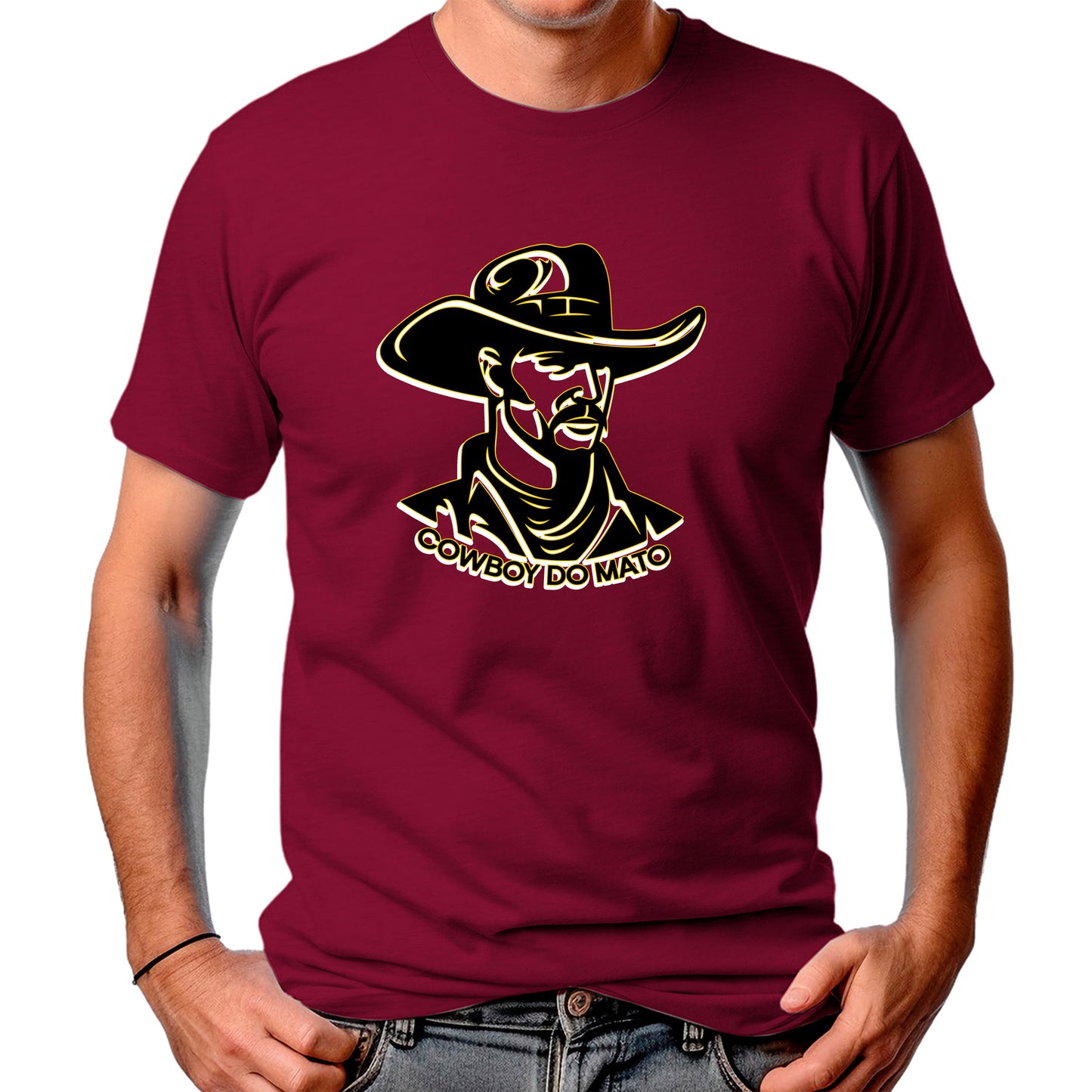 CAMISETA MASCULINA COWBOY DO MATO