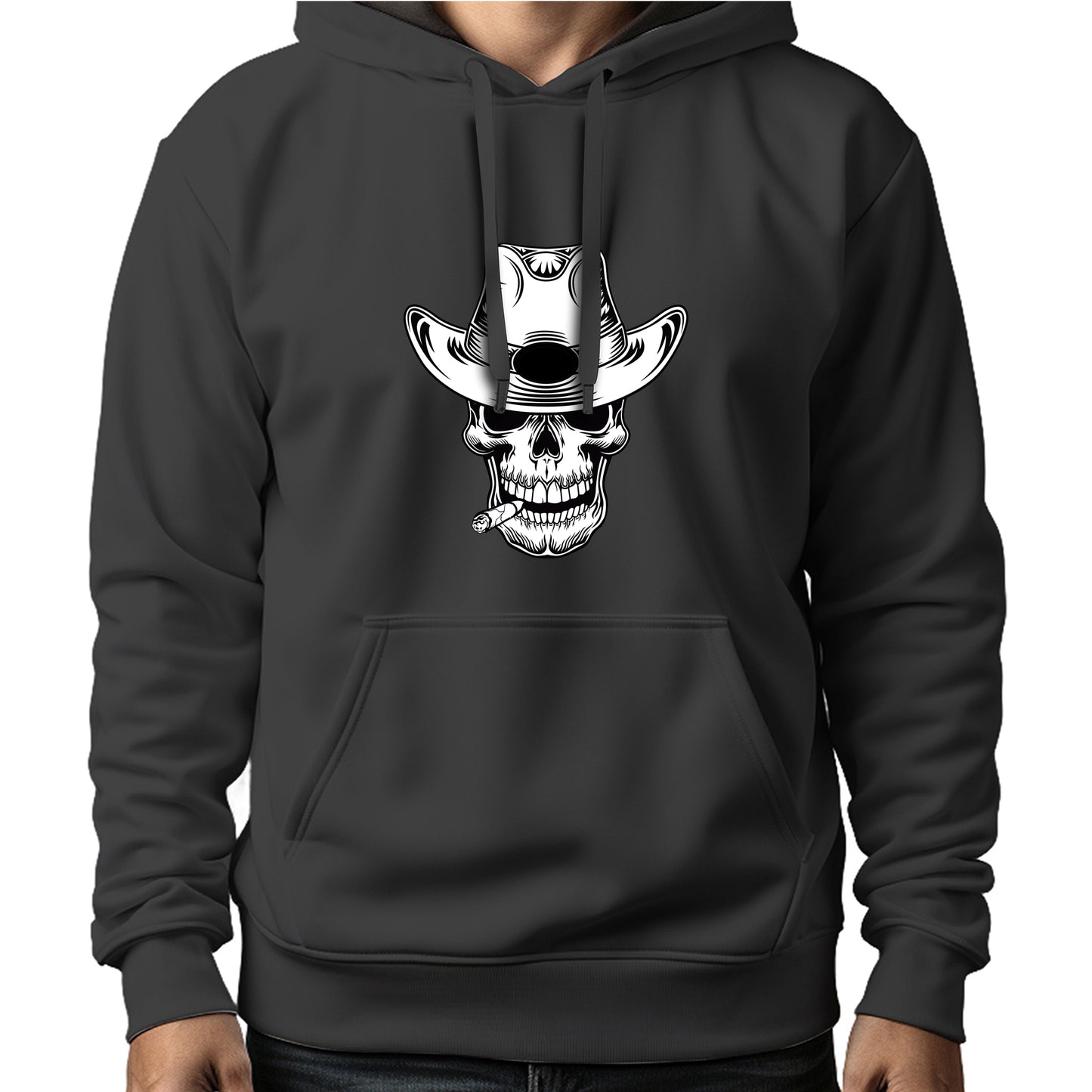 MOLETOM MASCULINO SMOKING SKULL