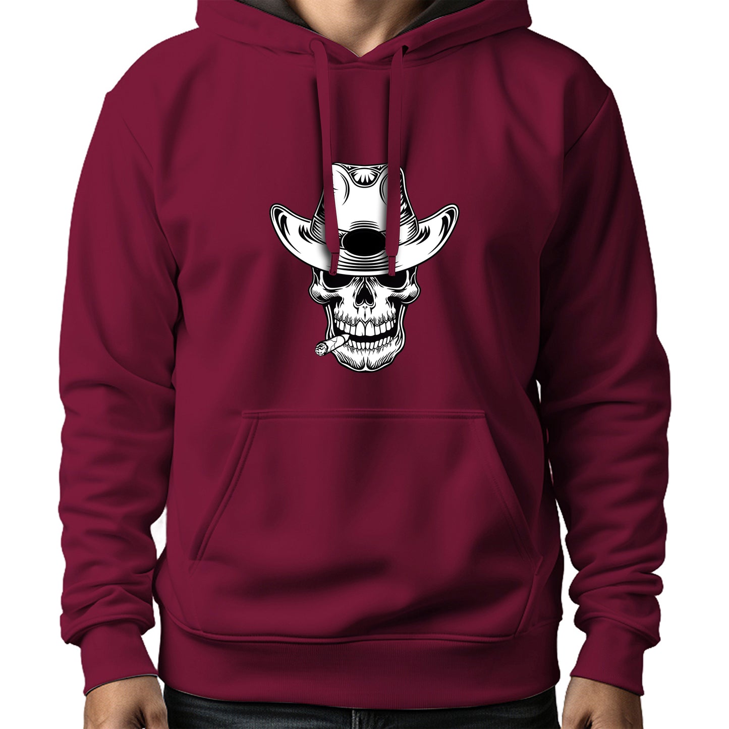 MOLETOM MASCULINO SMOKING SKULL