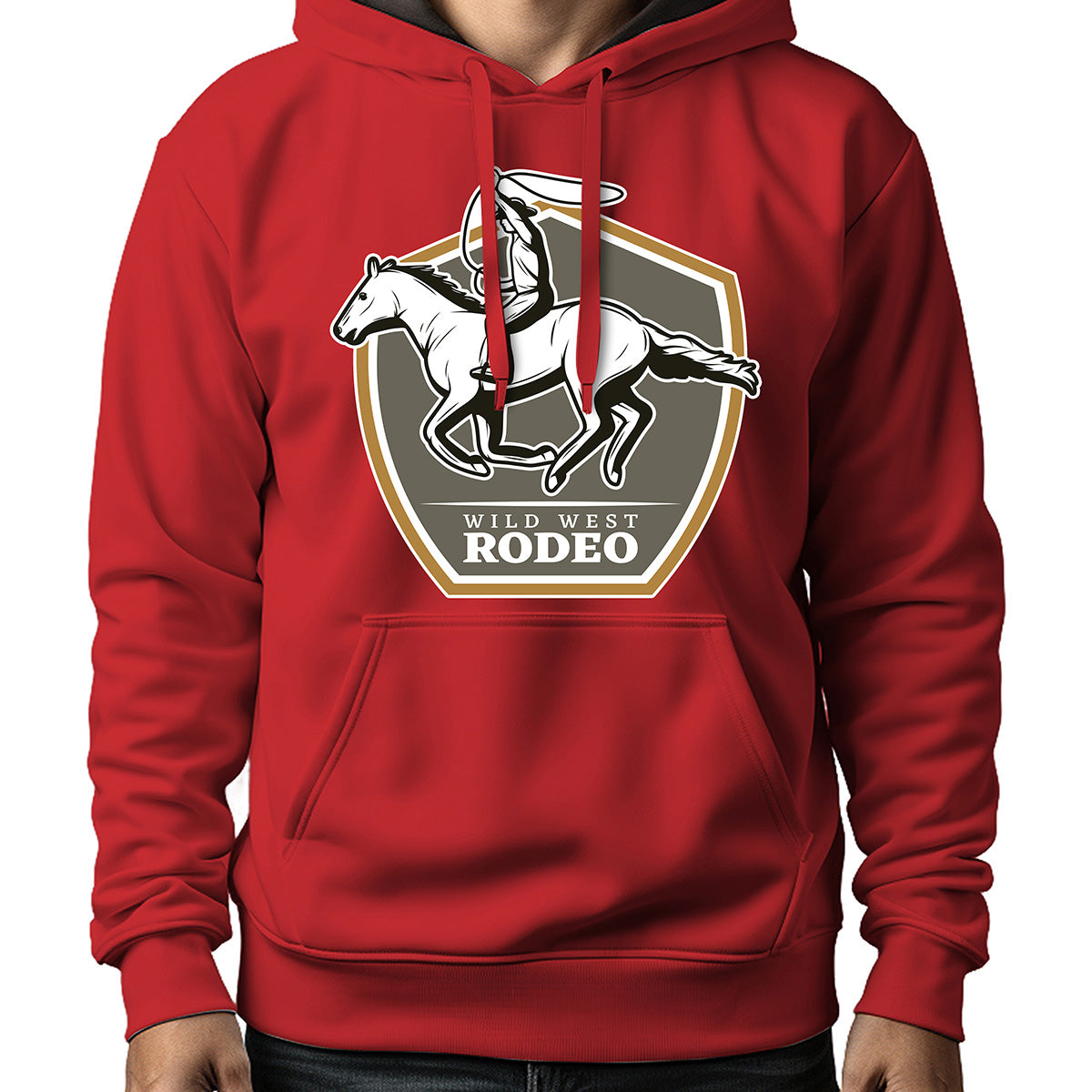 MOLETOM MASCULINO WILD WEST RODEIO