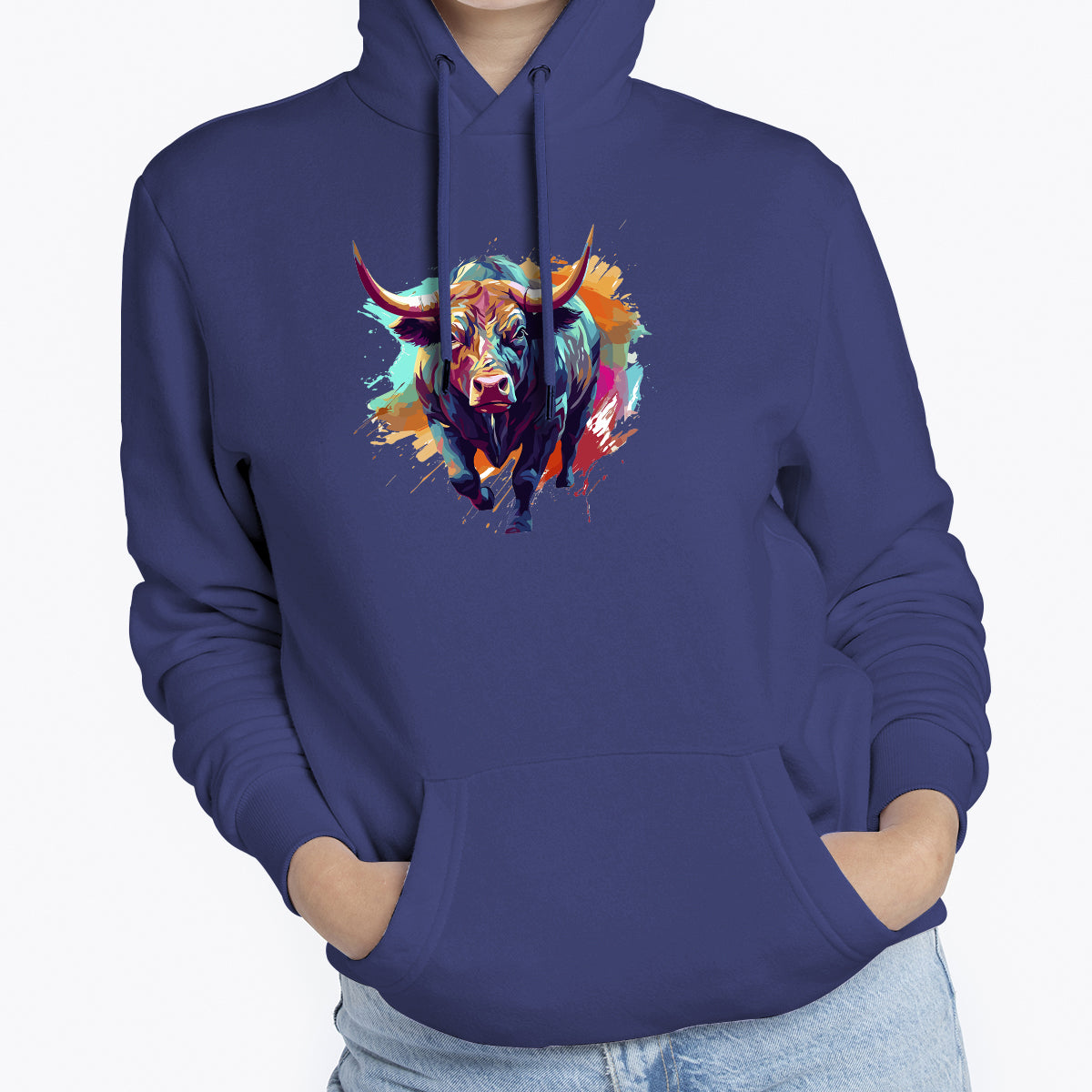 MOLETOM FEMININO RAINBOW BULL