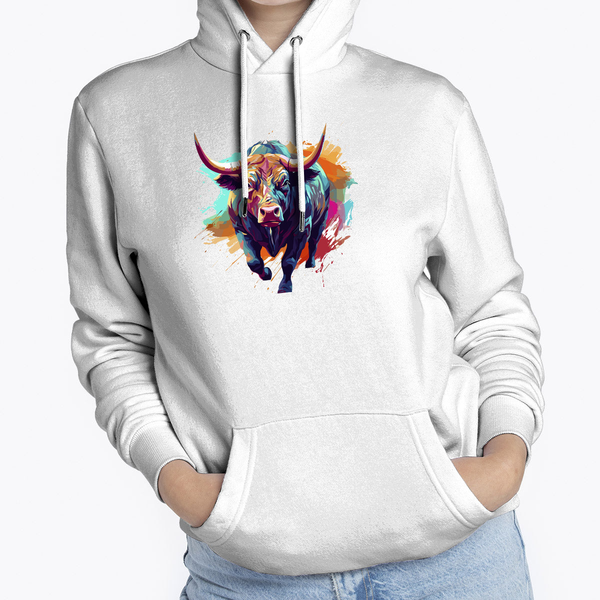 MOLETOM FEMININO RAINBOW BULL