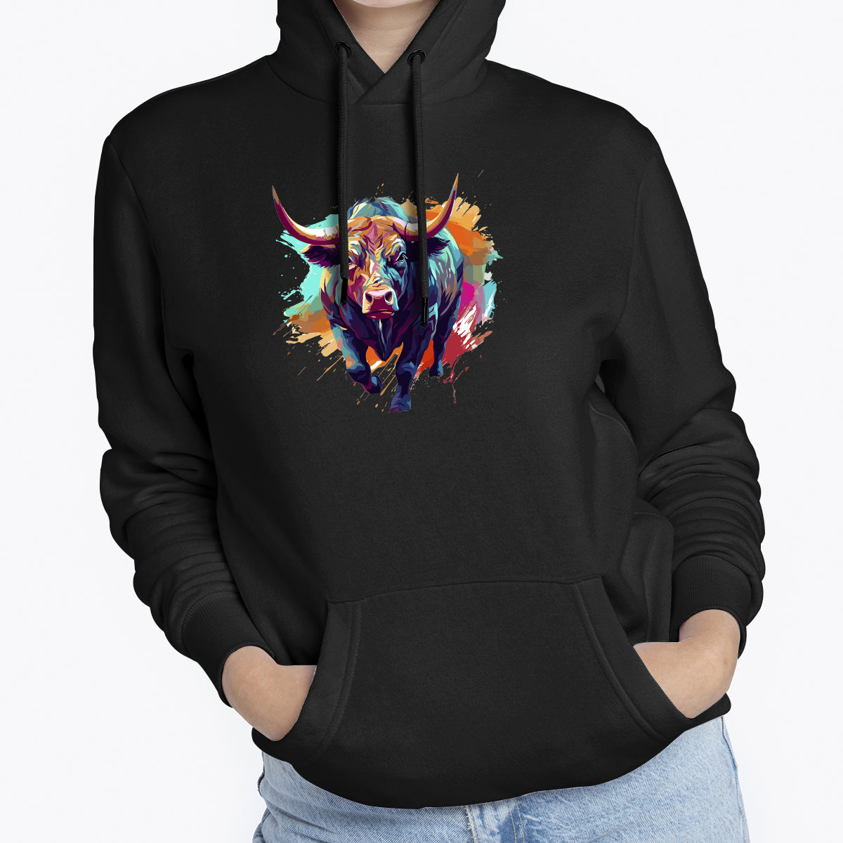 MOLETOM FEMININO RAINBOW BULL