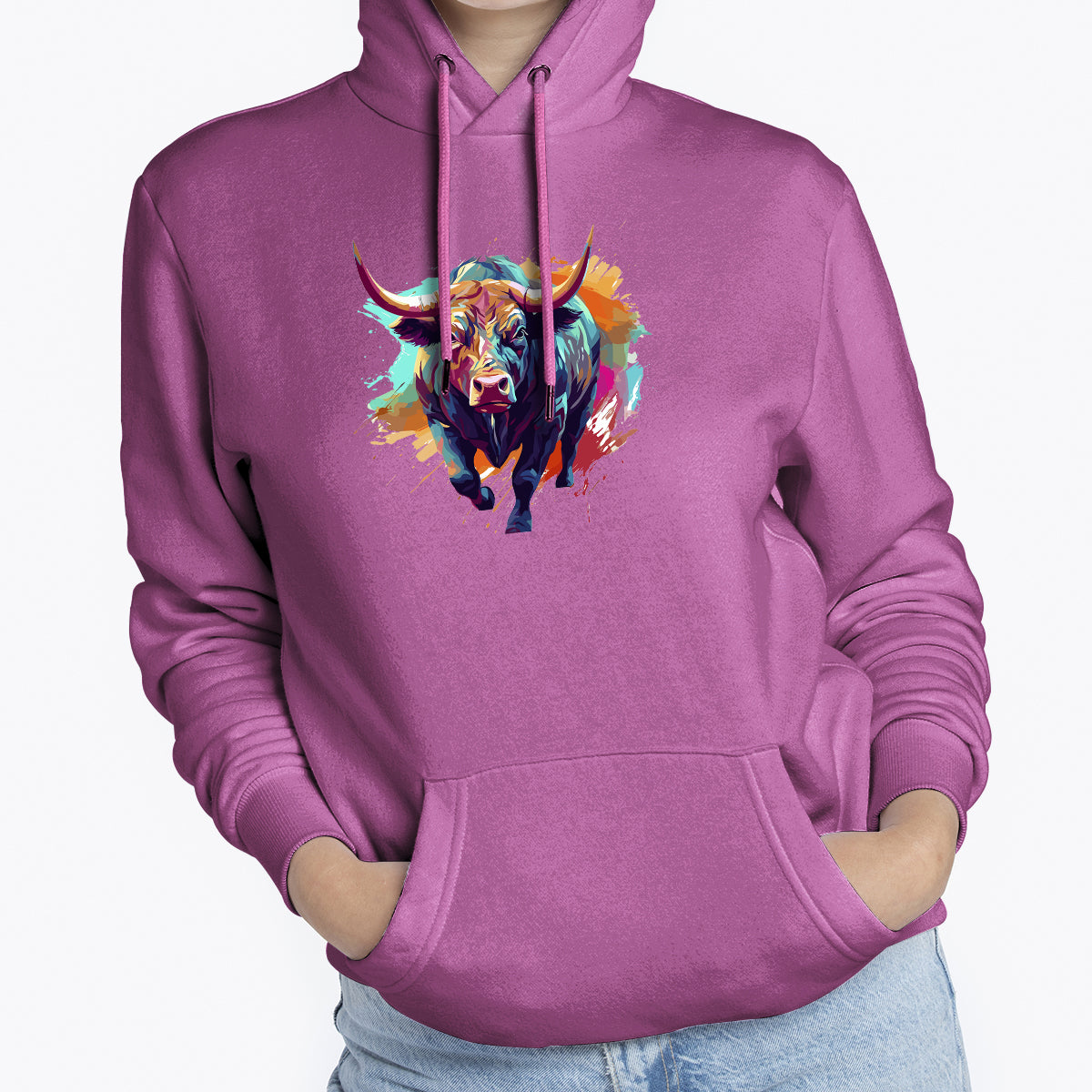 MOLETOM FEMININO RAINBOW BULL