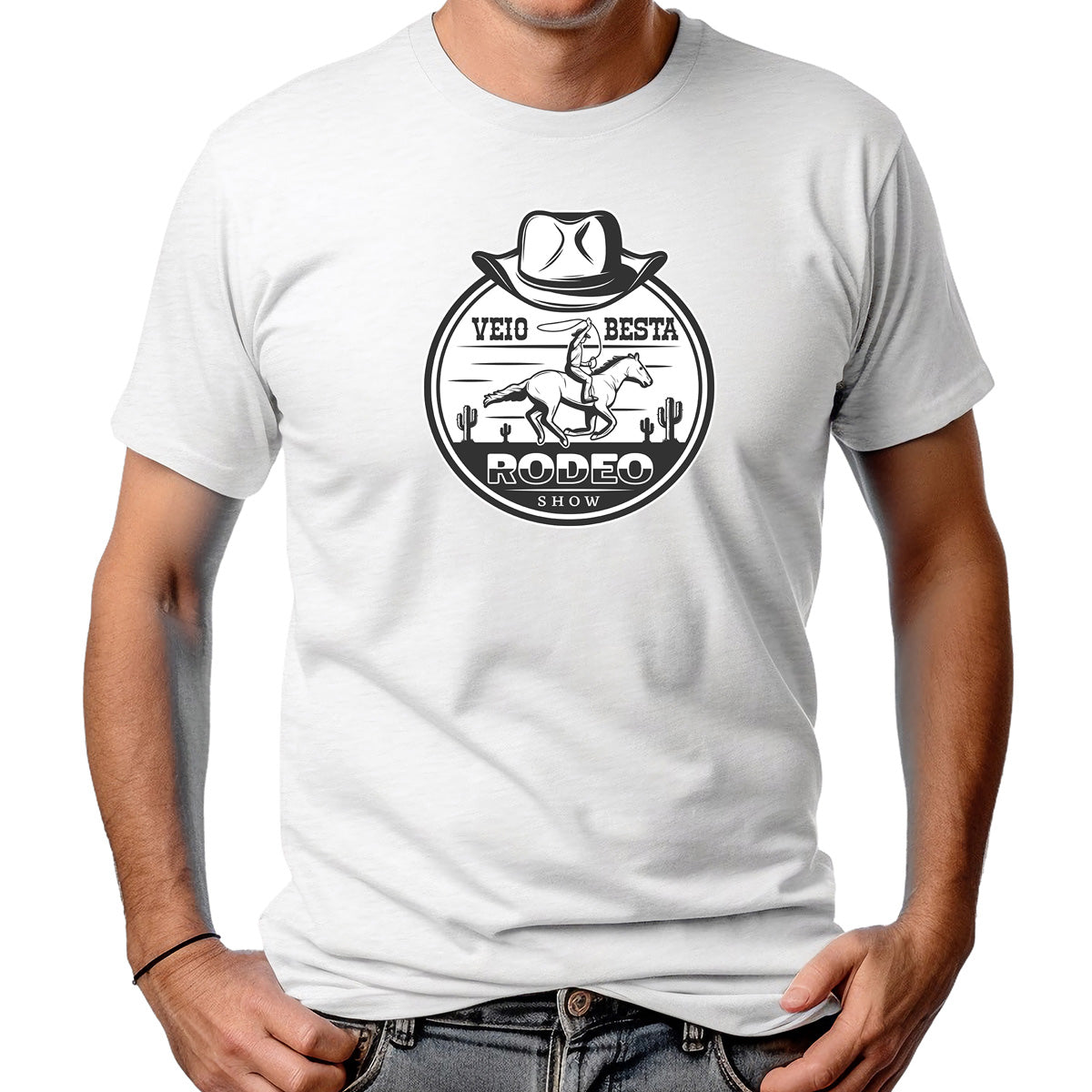 CAMISETA MASCULINA RODEIO SHOW