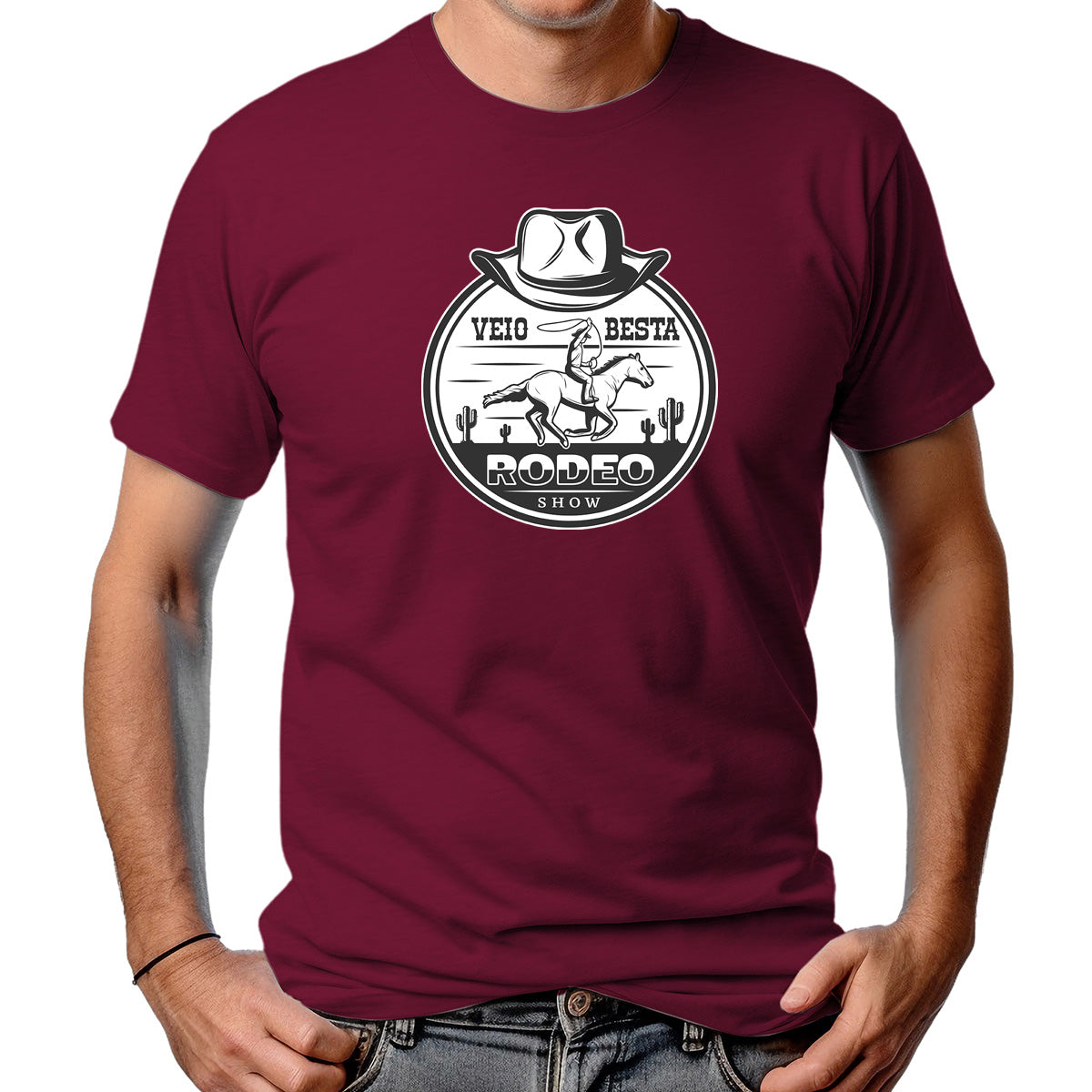 CAMISETA MASCULINA RODEIO SHOW