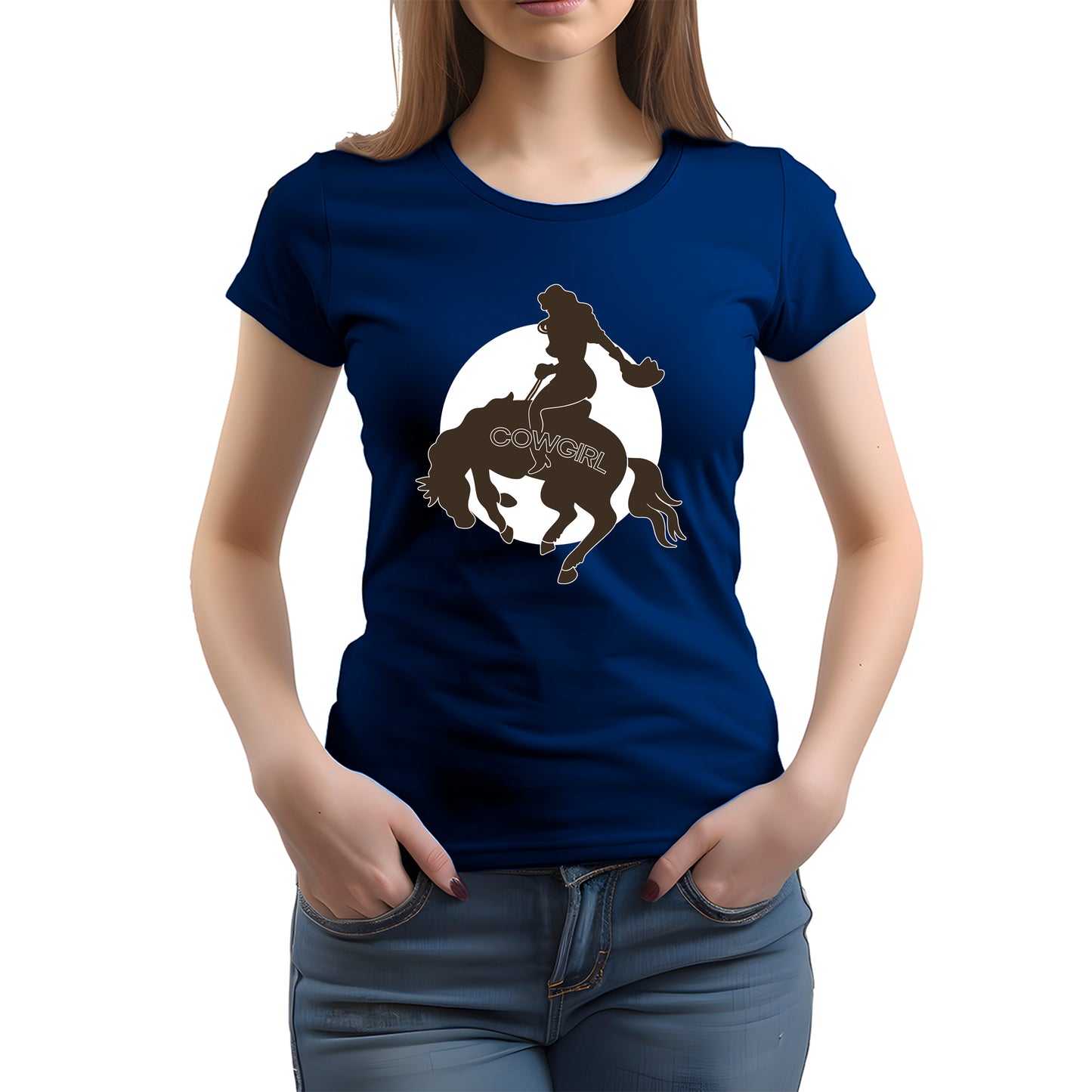 CAMISETA FEMININA COWGIRL RIDE