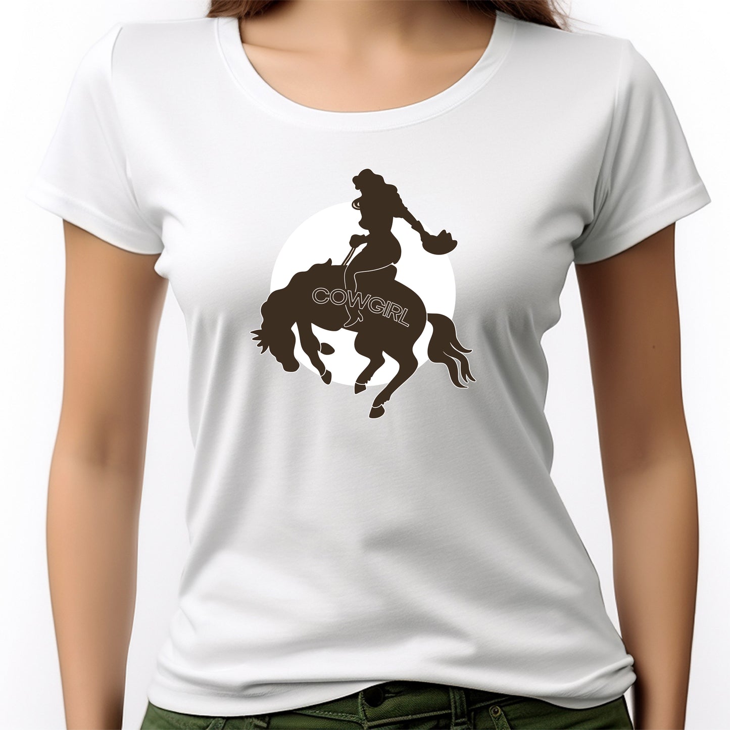CAMISETA FEMININA COWGIRL RIDE