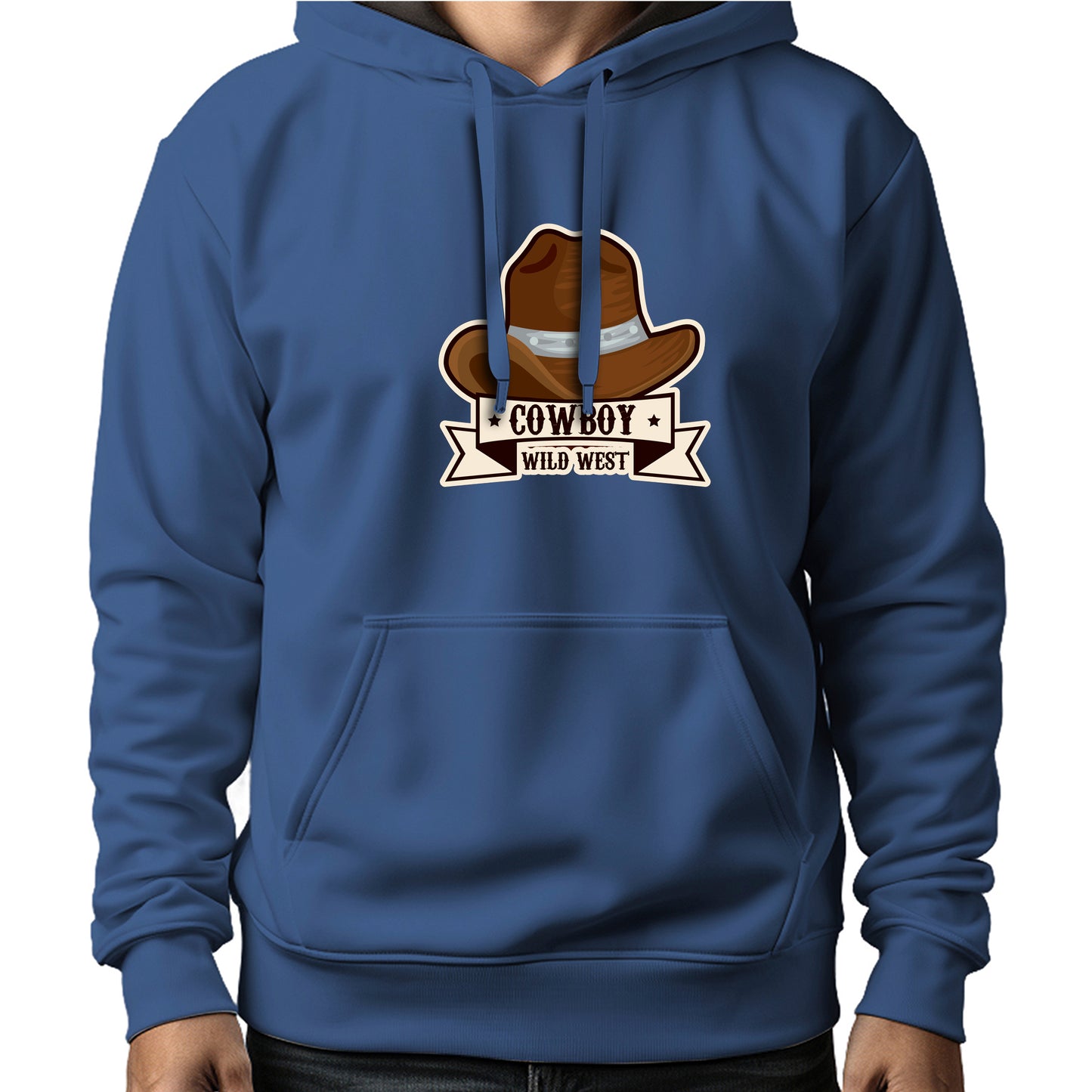 MOLETOM MASCULINO COWBOY WILD WEST HAT