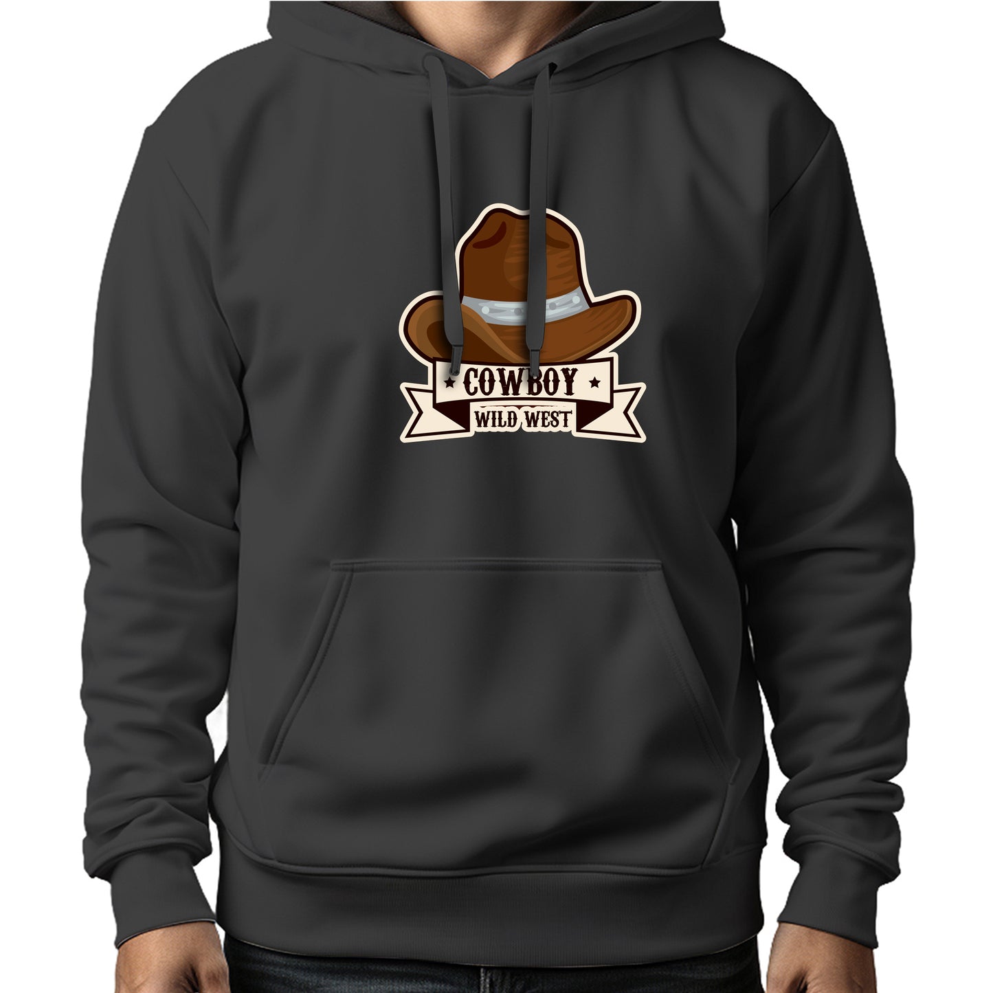 MOLETOM MASCULINO COWBOY WILD WEST HAT