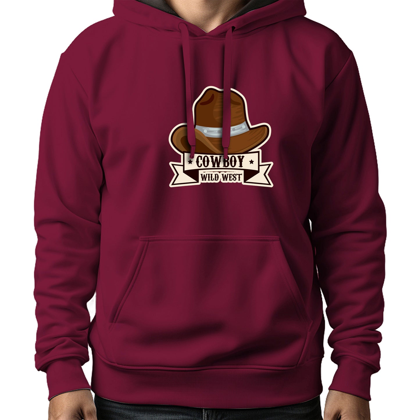 MOLETOM MASCULINO COWBOY WILD WEST HAT