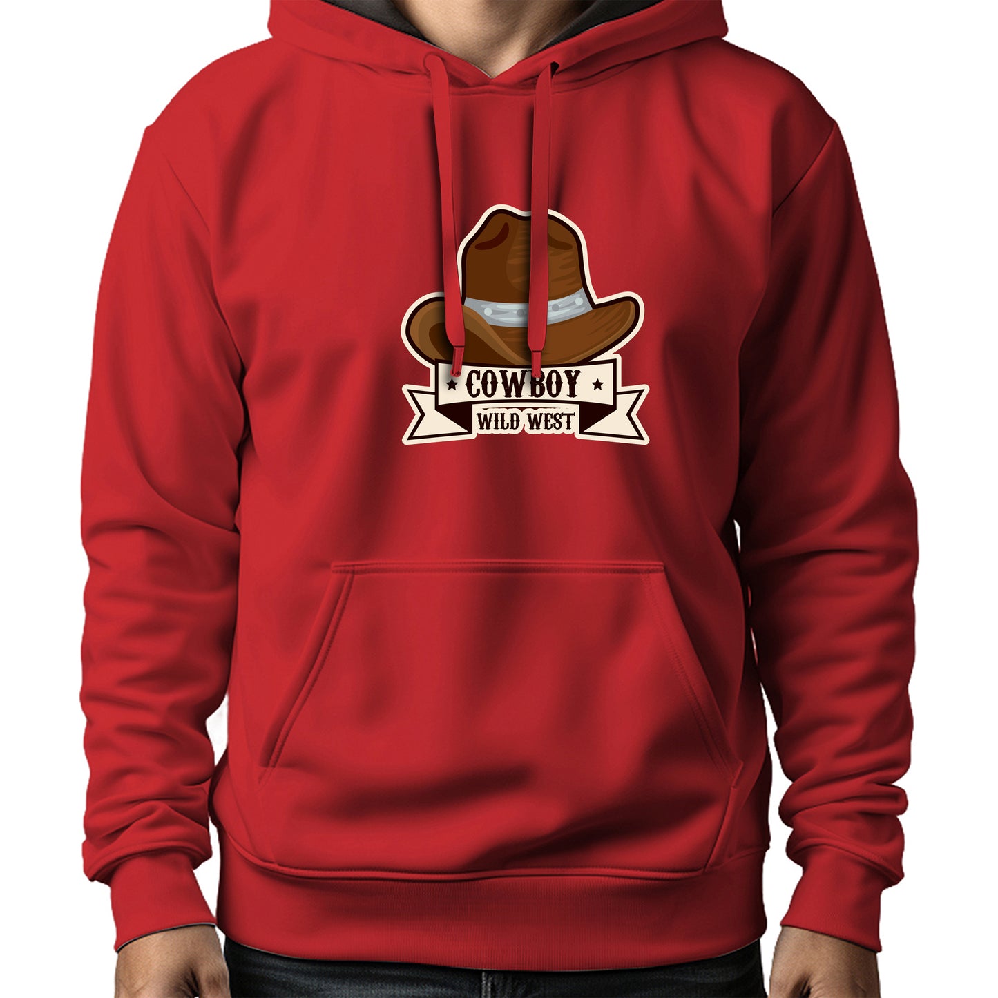 MOLETOM MASCULINO COWBOY WILD WEST HAT