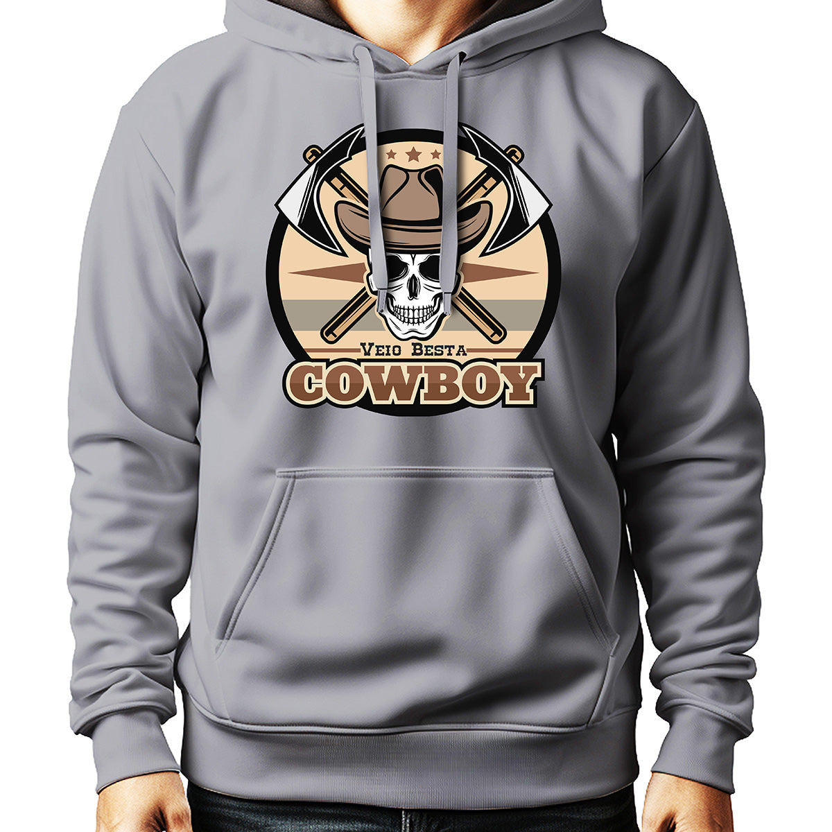 MOLETOM MASCULINO COWBOY VEIO BESTA
