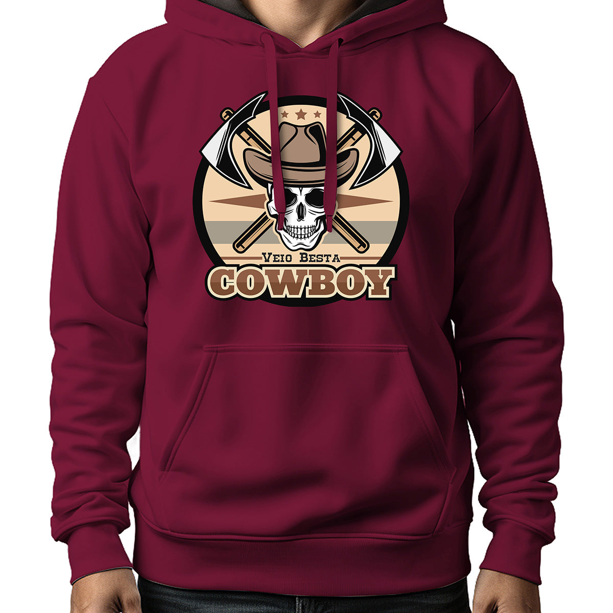 MOLETOM MASCULINO COWBOY VEIO BESTA