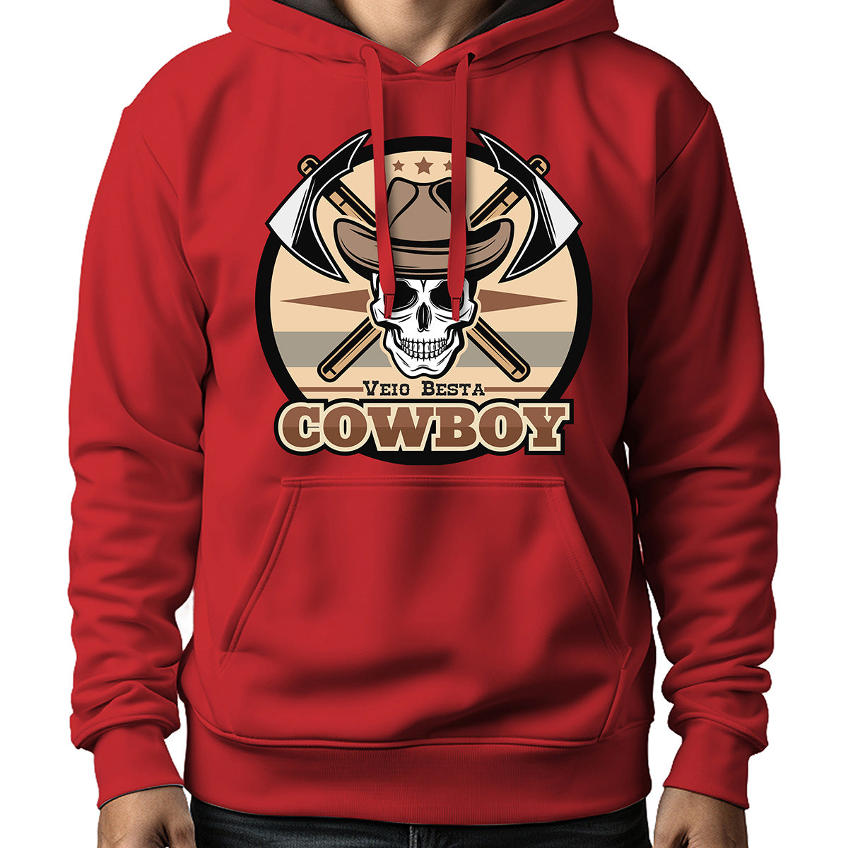 MOLETOM MASCULINO COWBOY VEIO BESTA