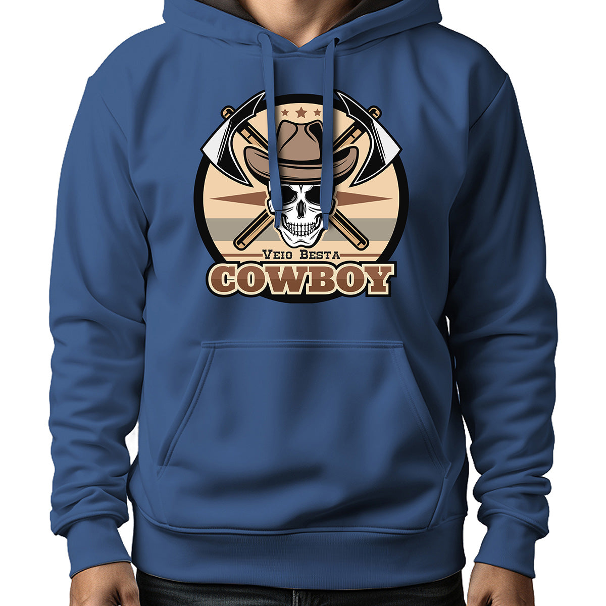 MOLETOM MASCULINO COWBOY VEIO BESTA
