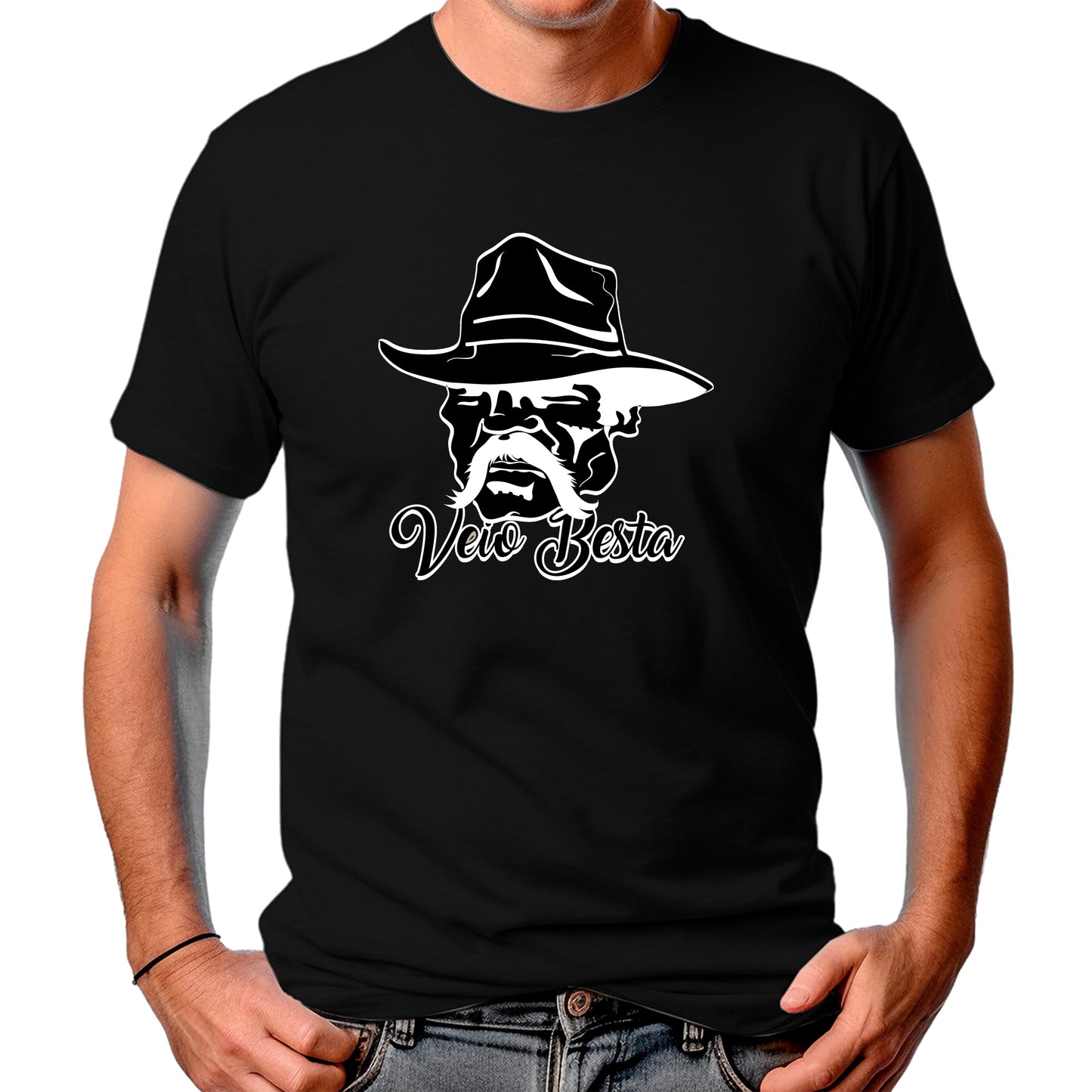 CAMISETA MASCULINA VEIO BESTA