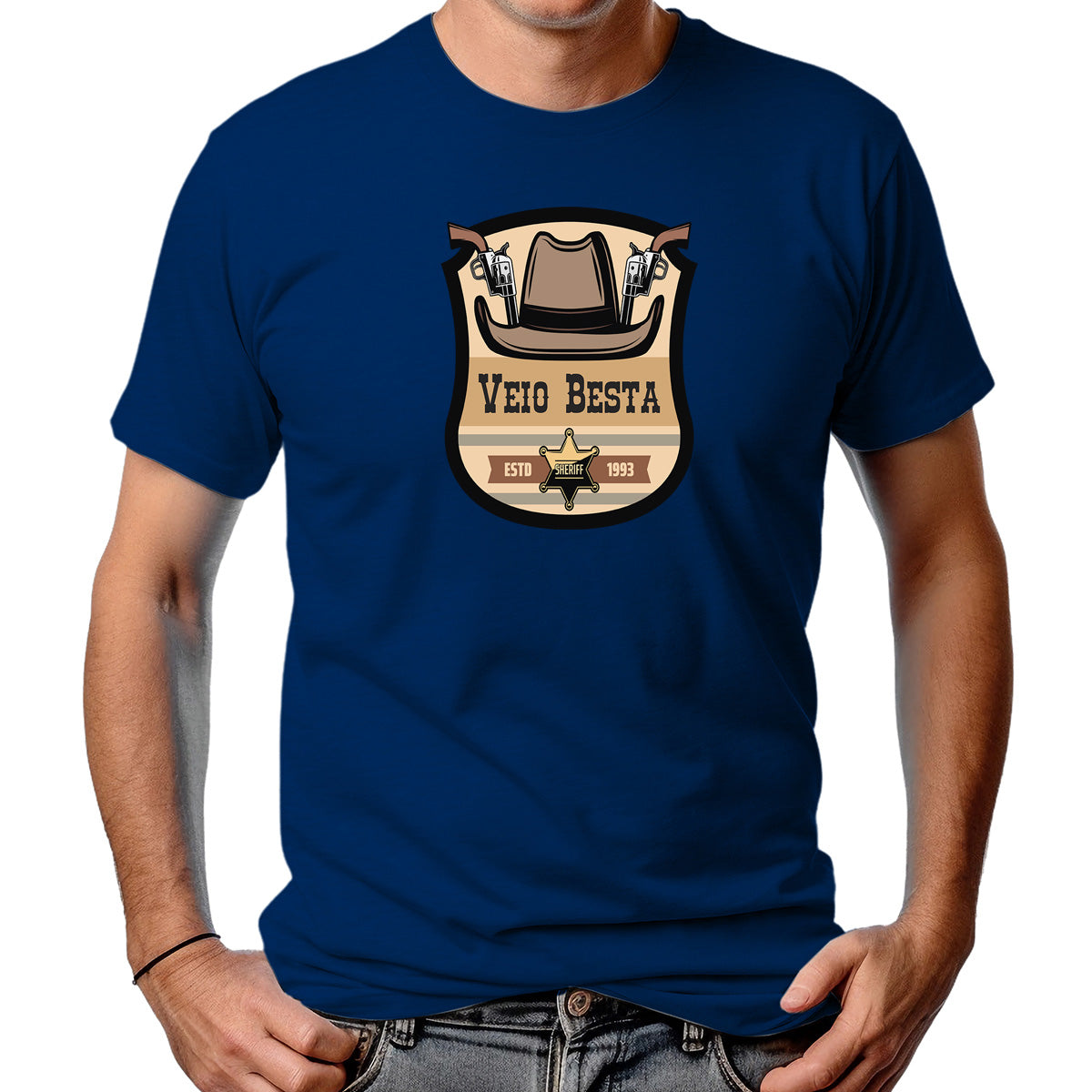 CAMISETA MASCULINA SHERIFF ESTD 1933