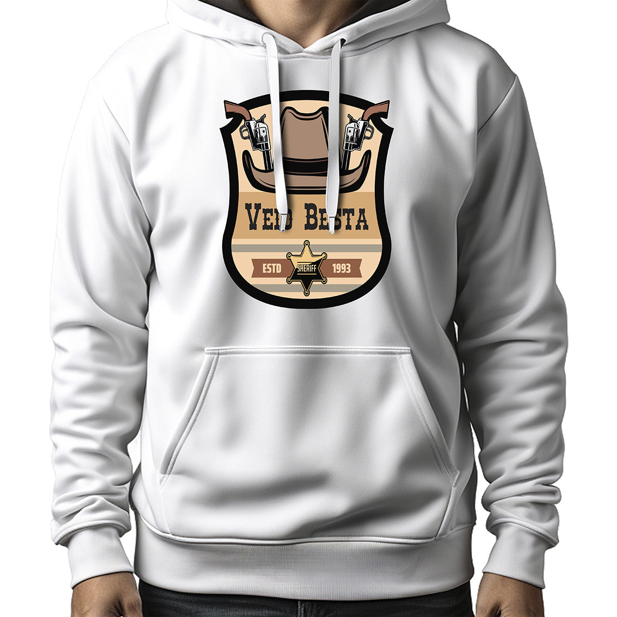 MOLETOM MASCULINO SHERIFF ESTD 1993