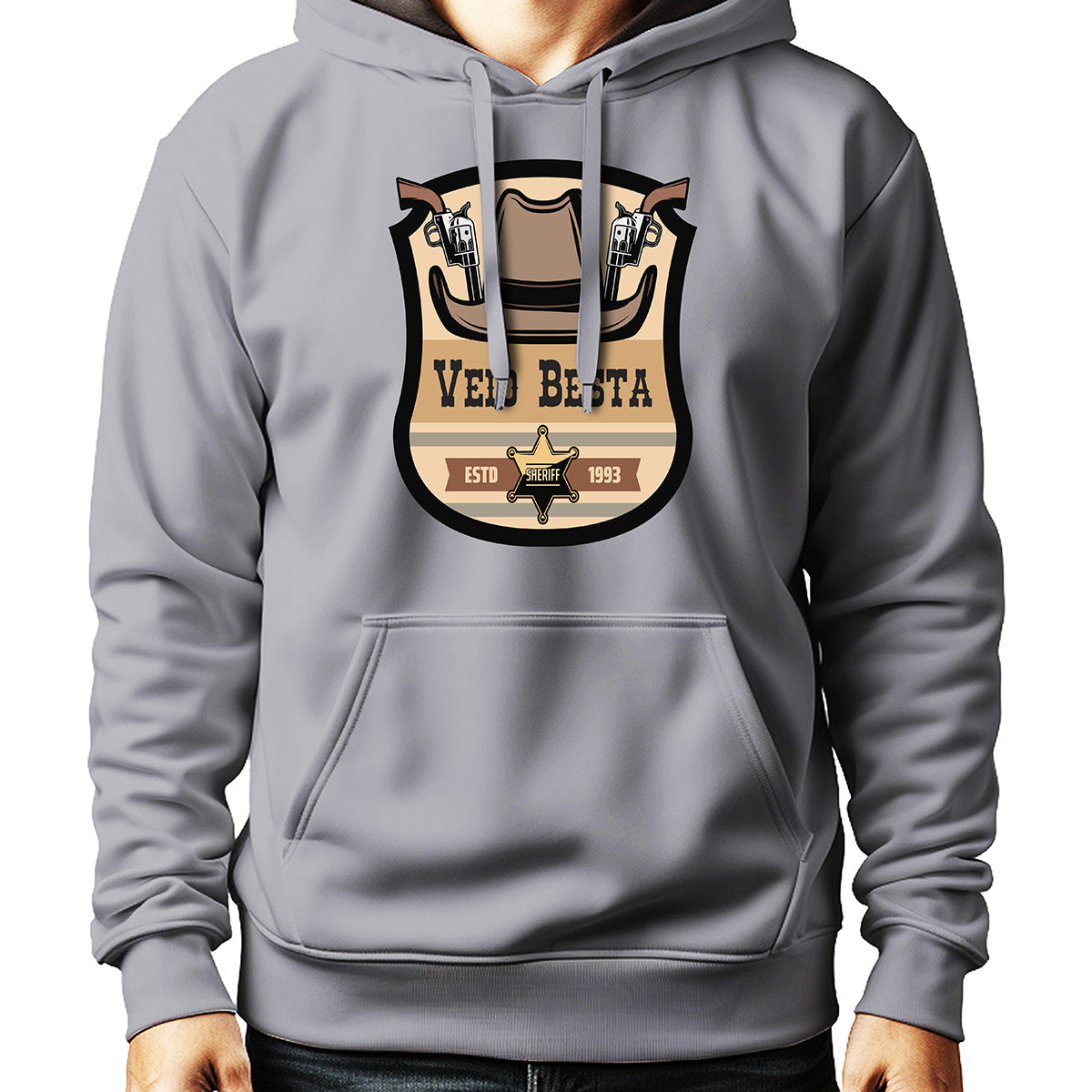 MOLETOM MASCULINO SHERIFF ESTD 1993