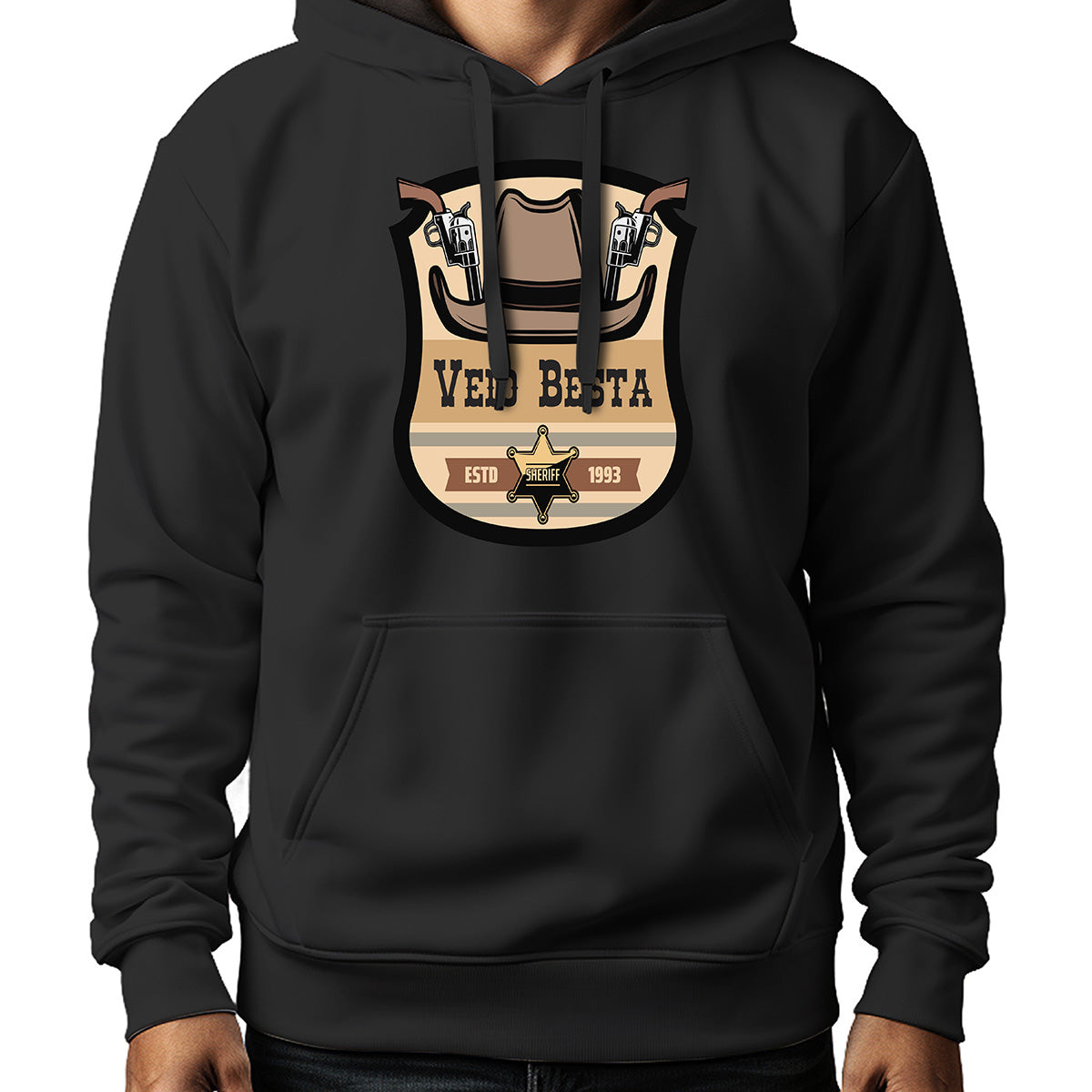MOLETOM MASCULINO SHERIFF ESTD 1993