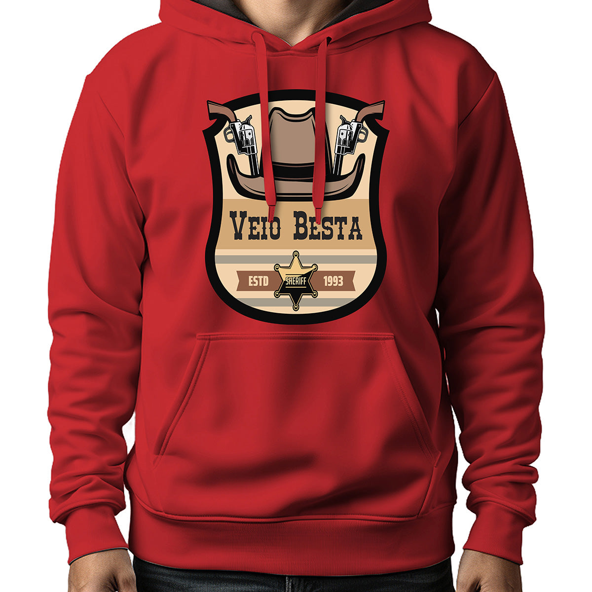 MOLETOM MASCULINO SHERIFF ESTD 1993