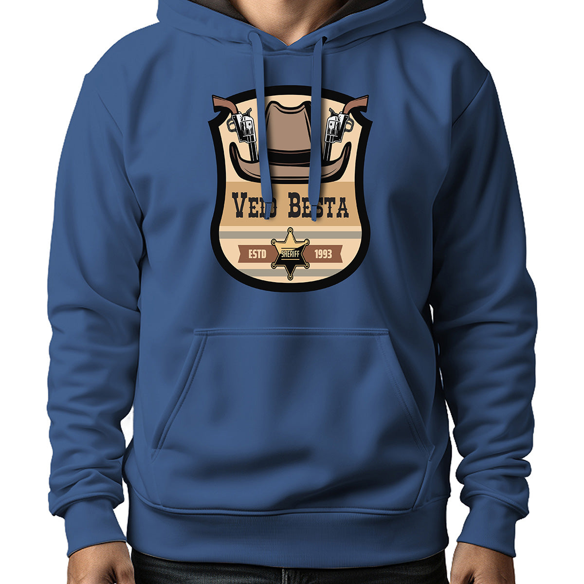 MOLETOM MASCULINO SHERIFF ESTD 1993