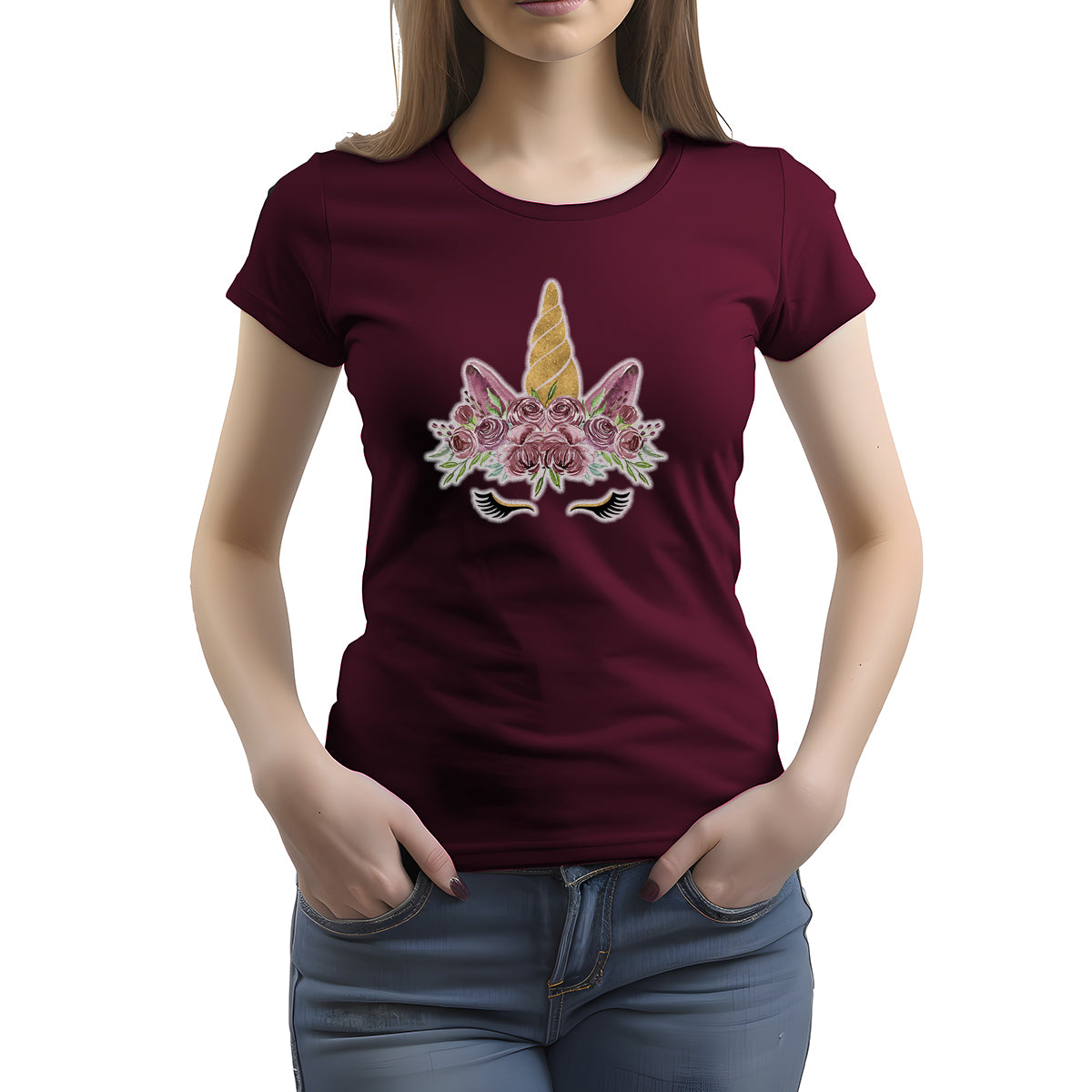 CAMISETA FEMININA UNICORN HORN