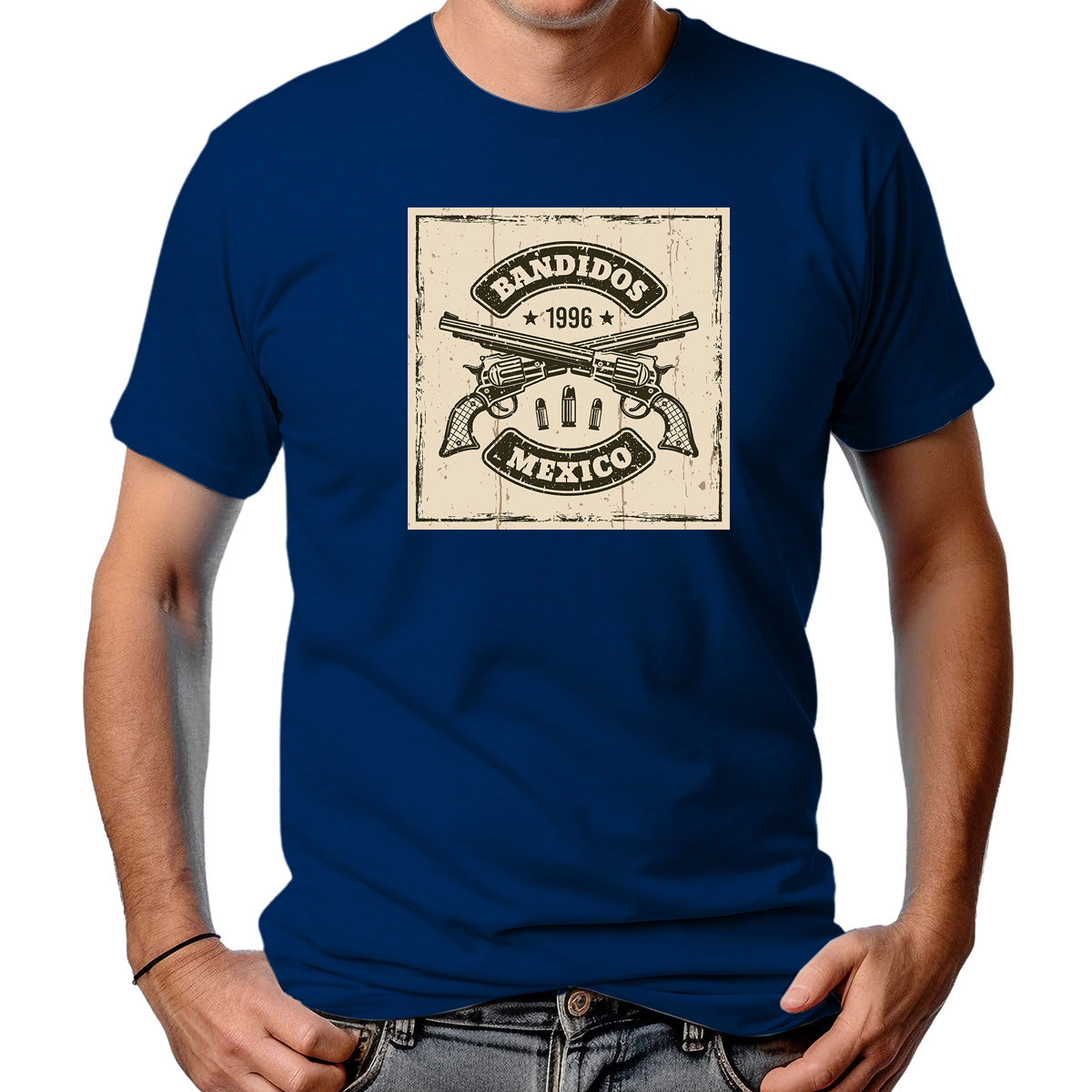 CAMISETA MASCULINA BANDIDOS MEXICO