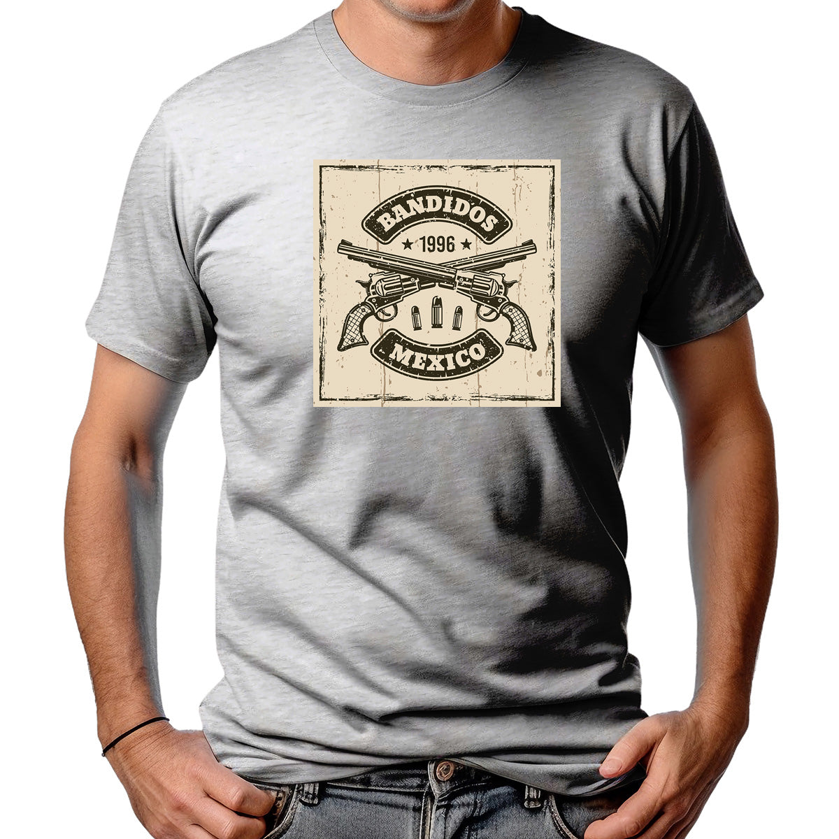 CAMISETA MASCULINA BANDIDOS MEXICO