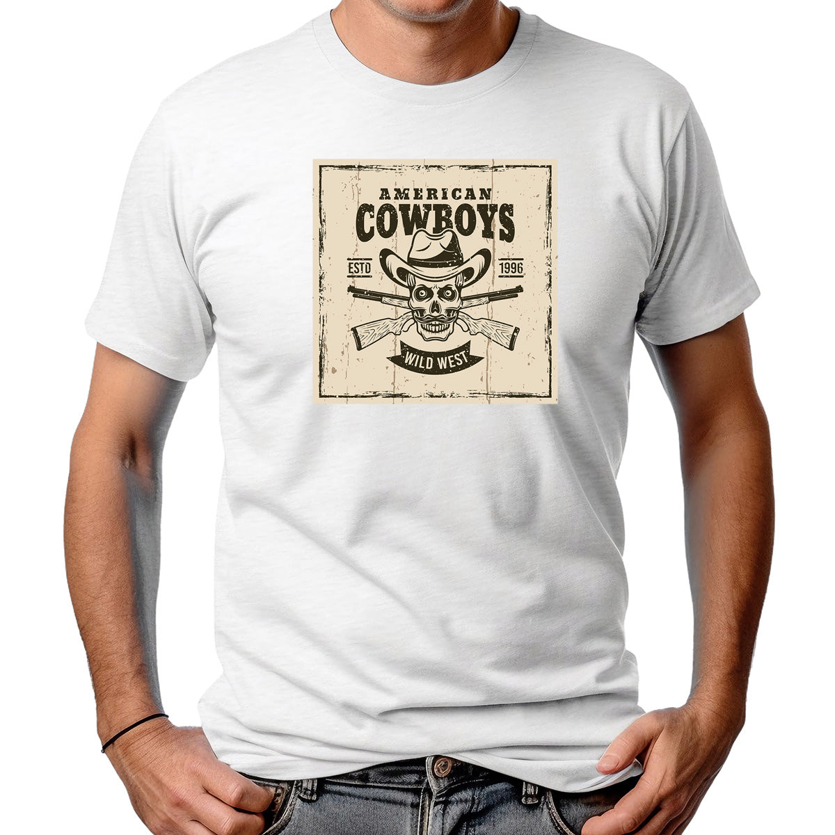CAMISETA MASCULINA AMERICAN WILD WEST