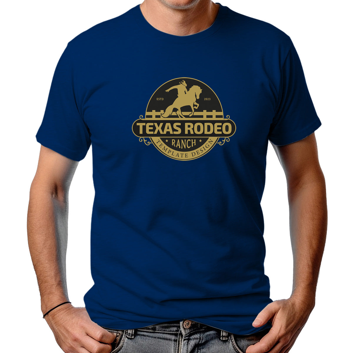 CAMISETA MASCULINA TEXAS RODEIO RANCH