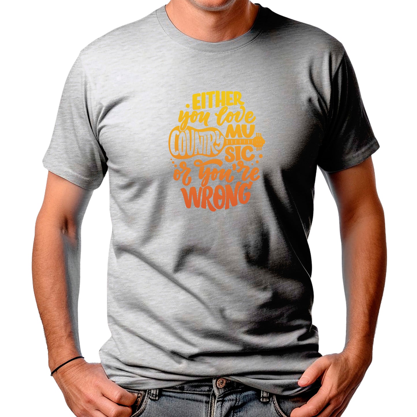 CAMISETA MASCULINA COUNTRY MUSIC