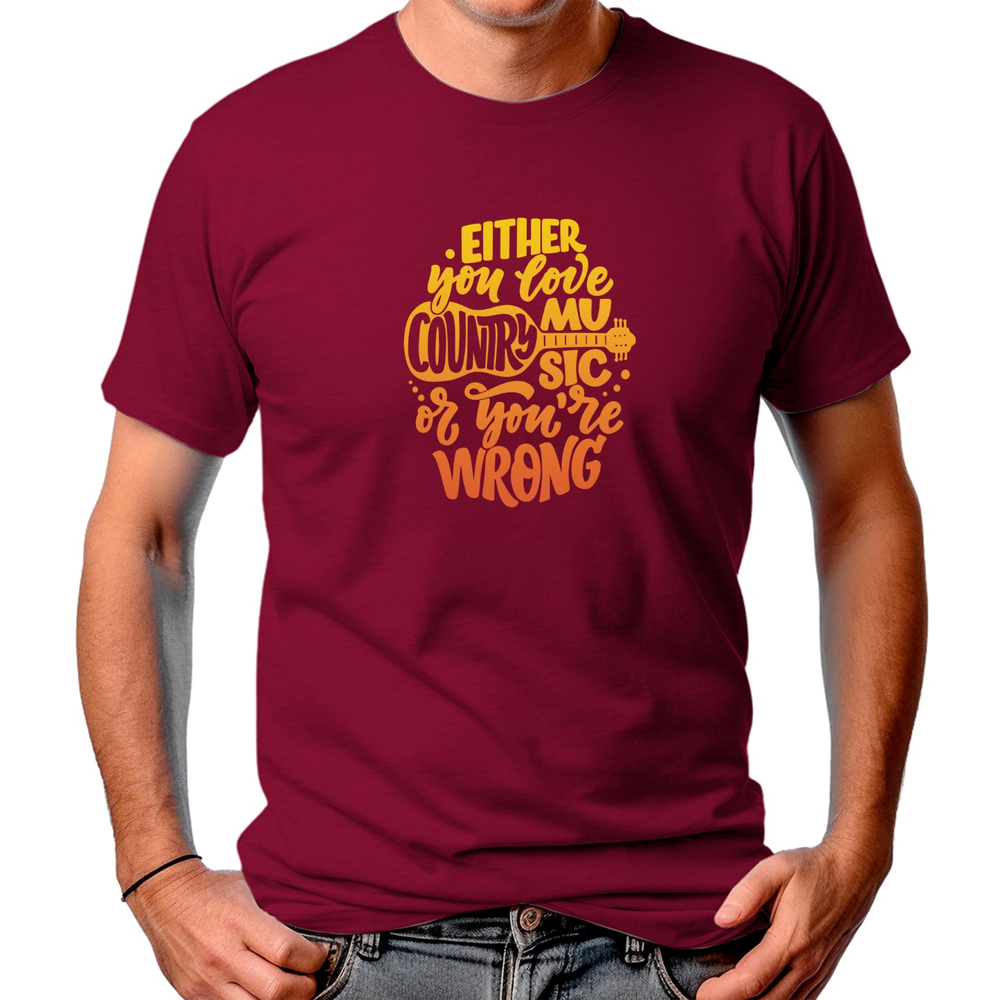 CAMISETA MASCULINA COUNTRY MUSIC