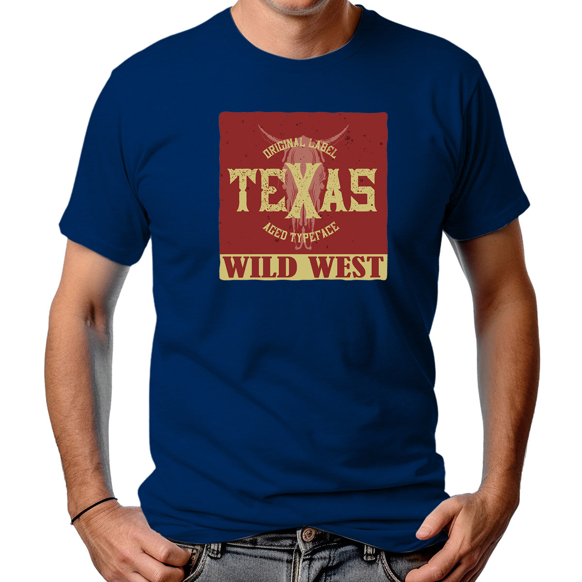 CAMISETA MASCULINA TEXAS WILD WEST
