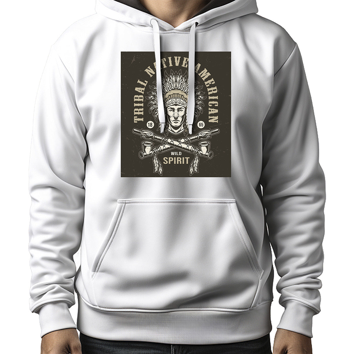 MOLETOM MASCULINO TRIBAL NATIVE