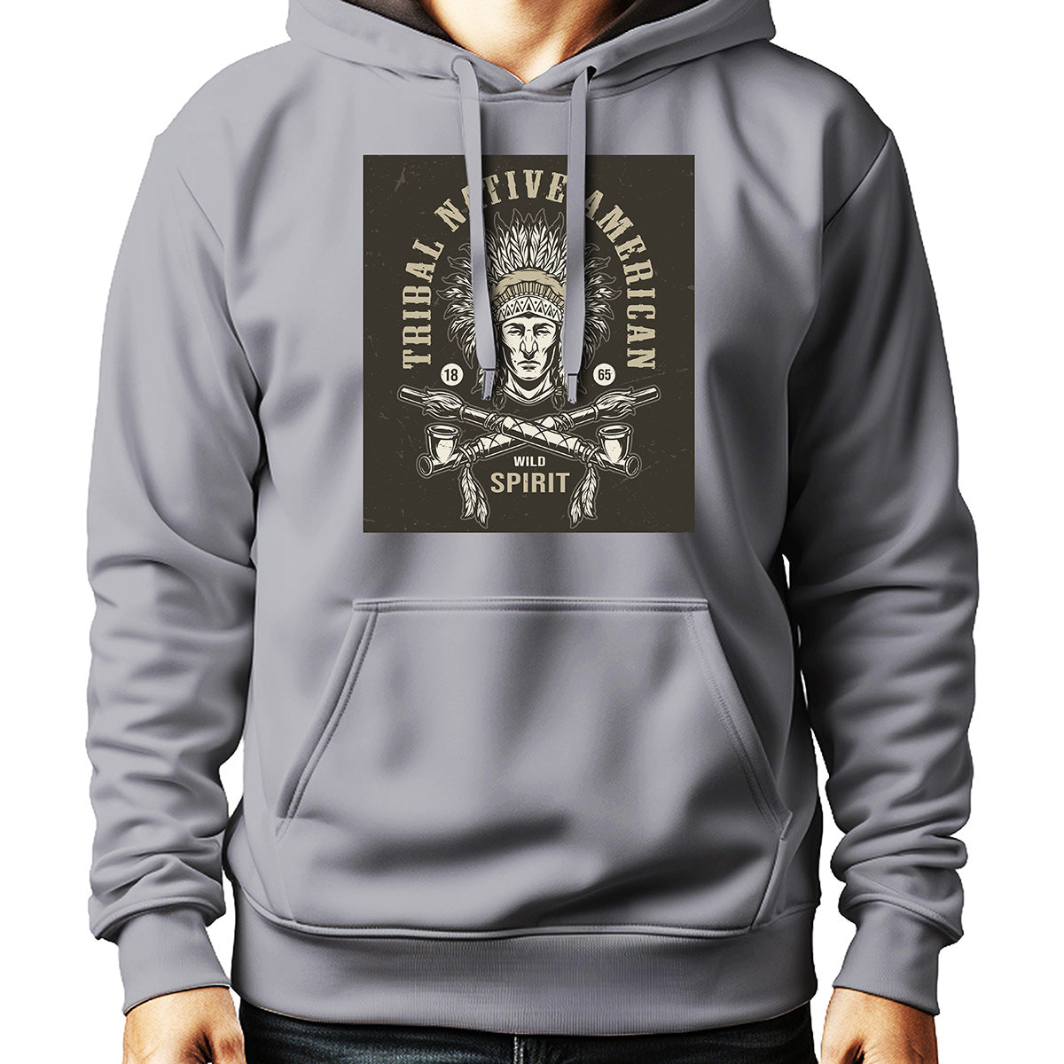 MOLETOM MASCULINO TRIBAL NATIVE