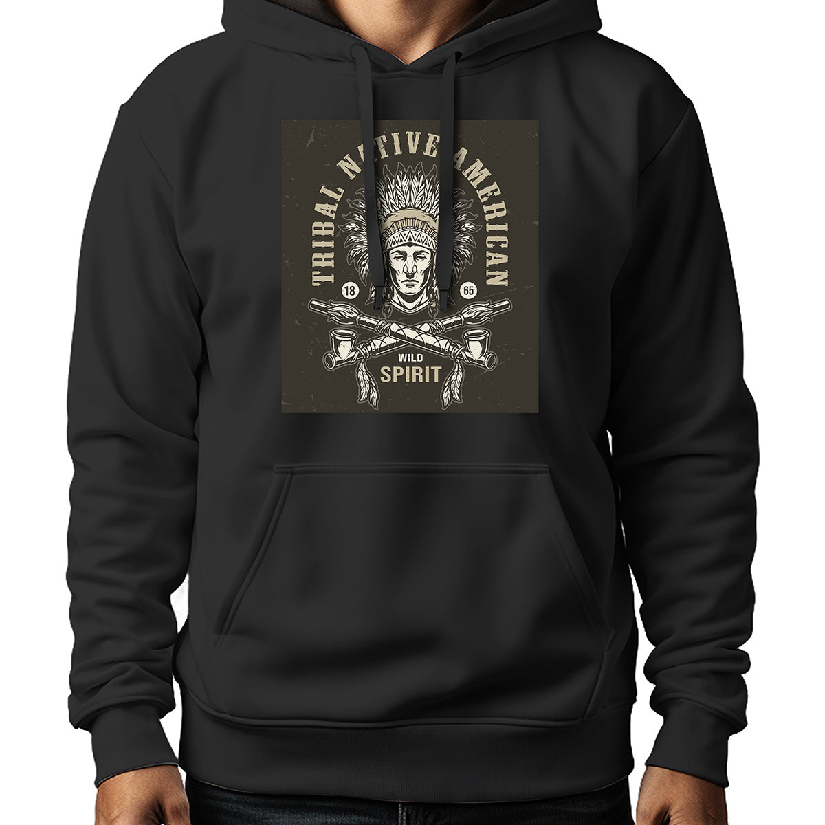 MOLETOM MASCULINO TRIBAL NATIVE