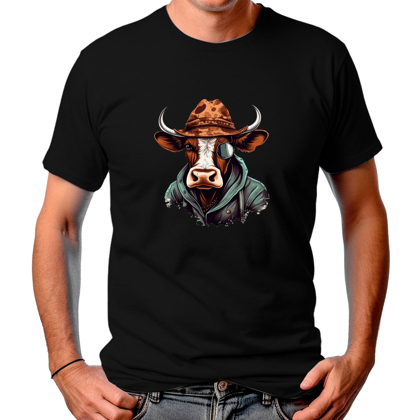 CAMISETA MASCULINA BULL EYE PATCH