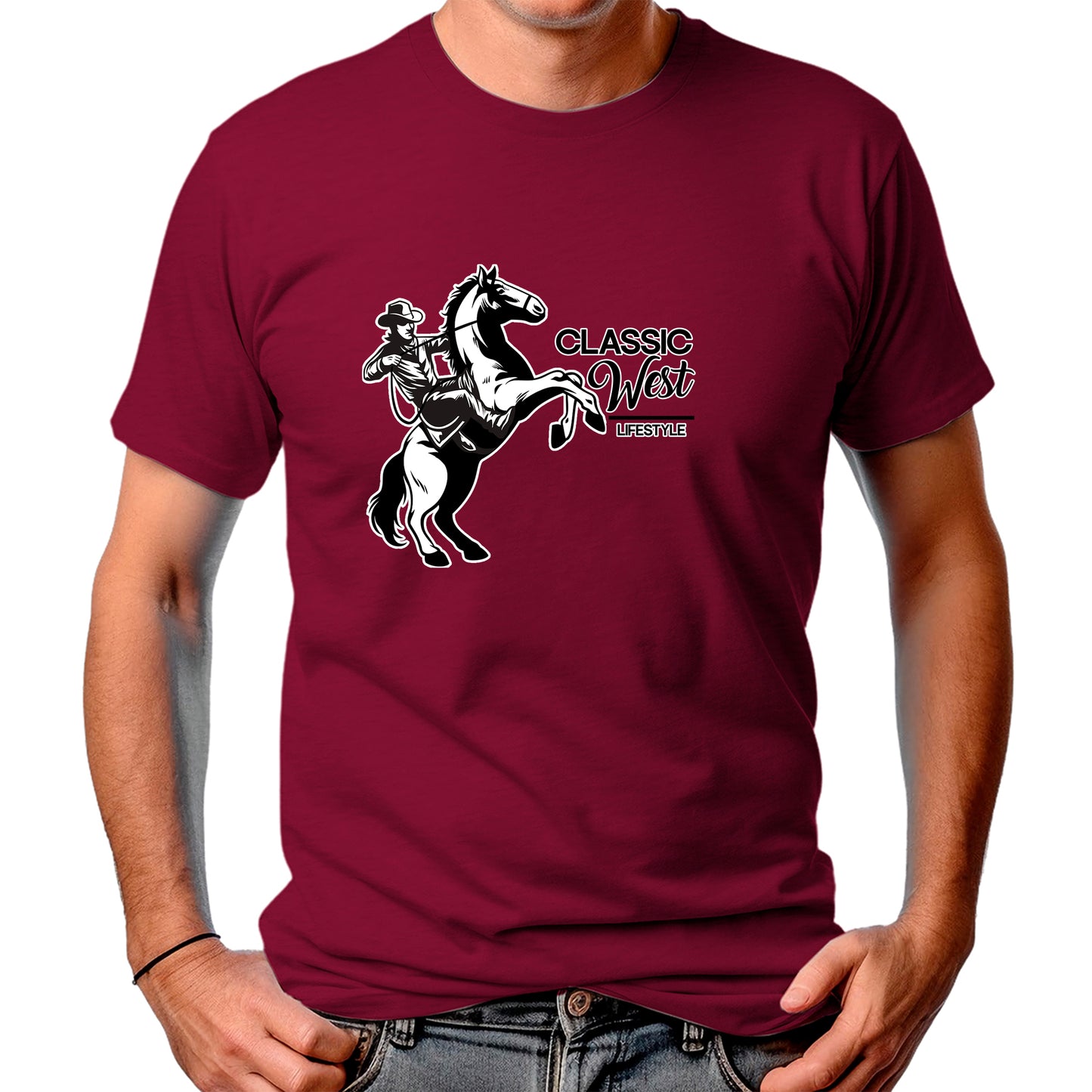 CAMISETA MASCULINA CLASSIC WEST VEIOBESTA