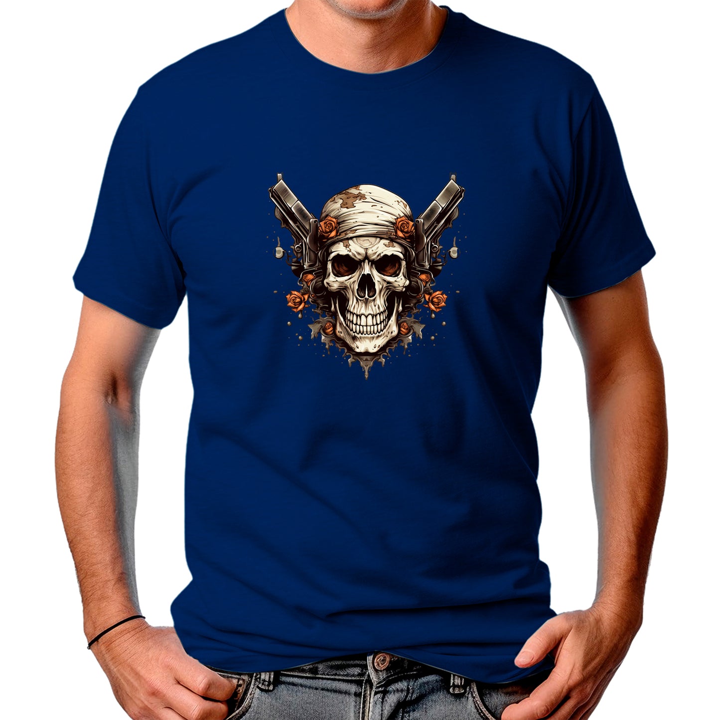 CAMISETA MASCULINA SKULL PILOT