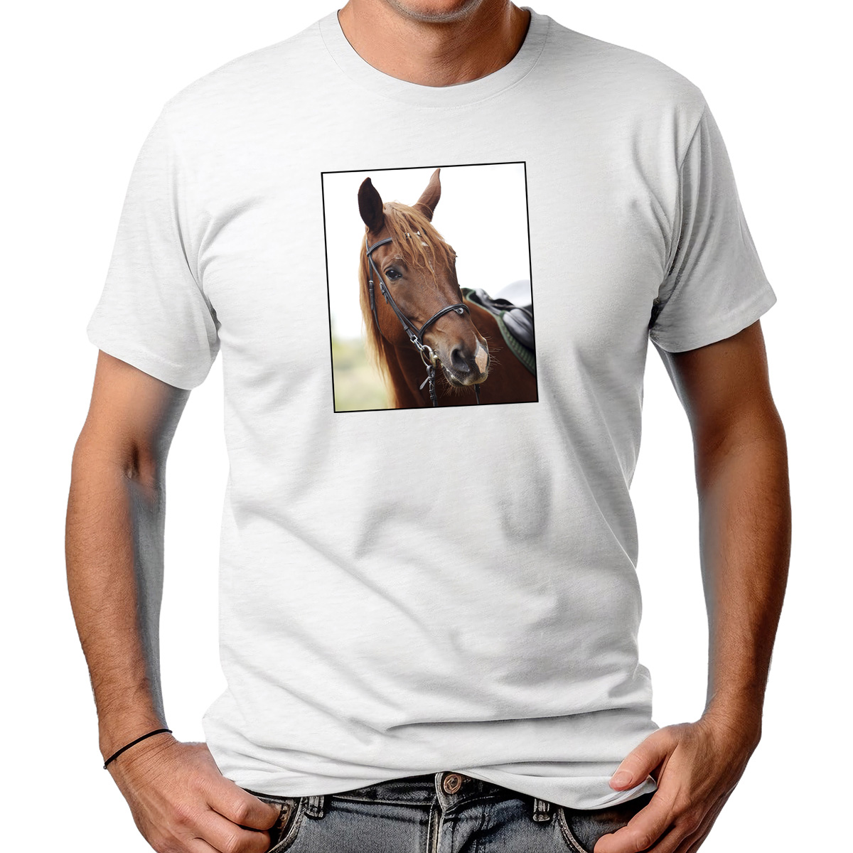 CAMISETA MASCULINA CAVALO