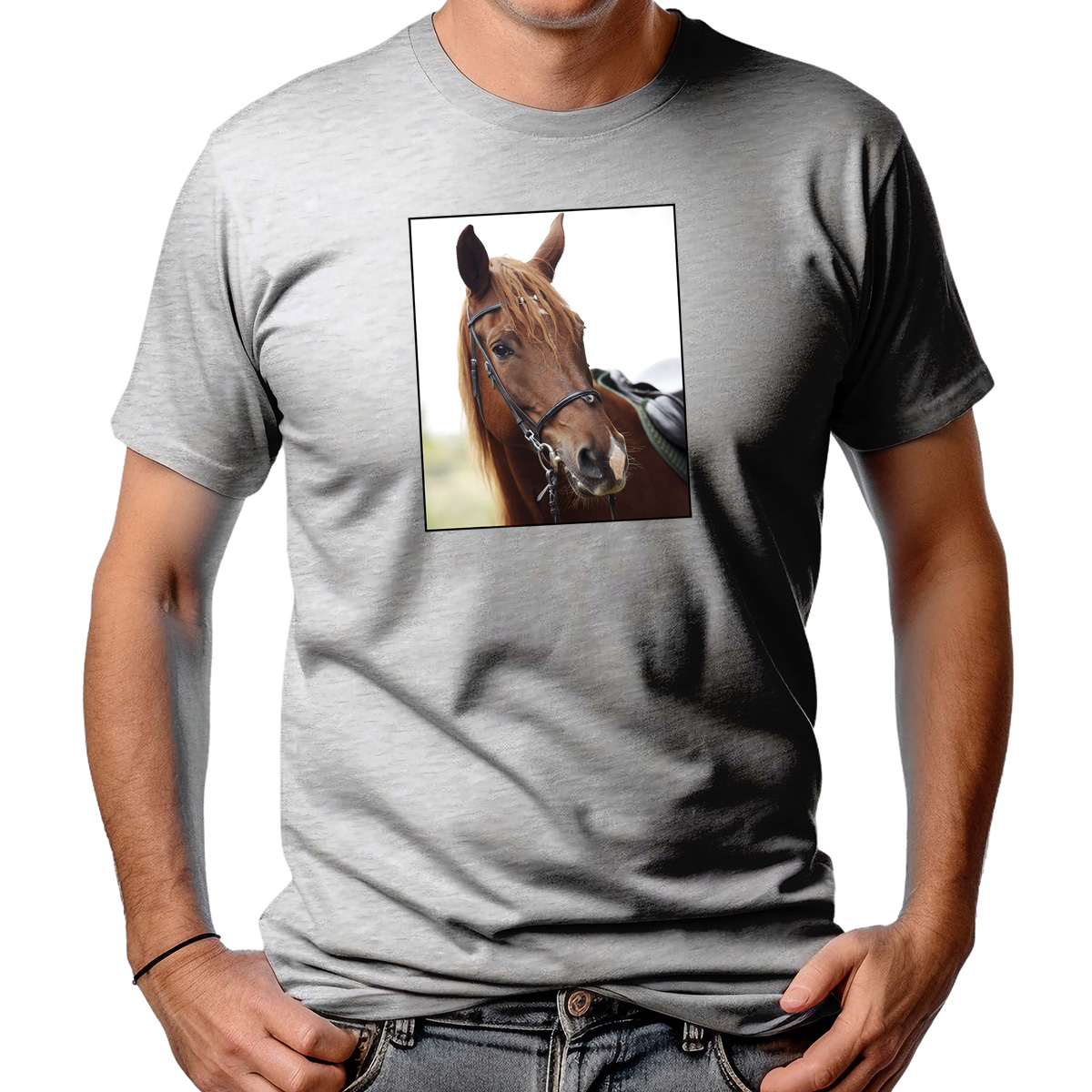 CAMISETA MASCULINA CAVALO