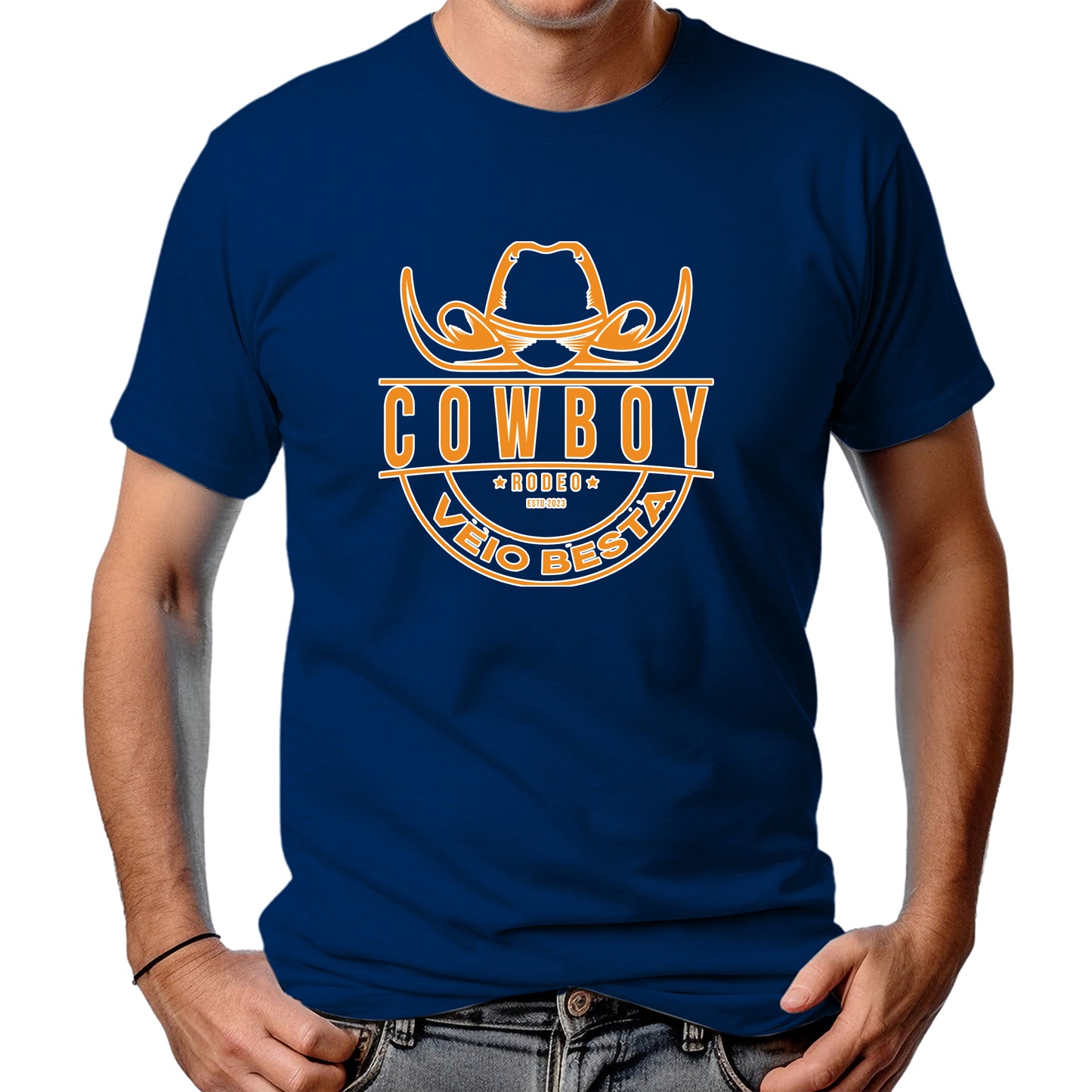 CAMISETA MASCULINA COWBOY RODEO