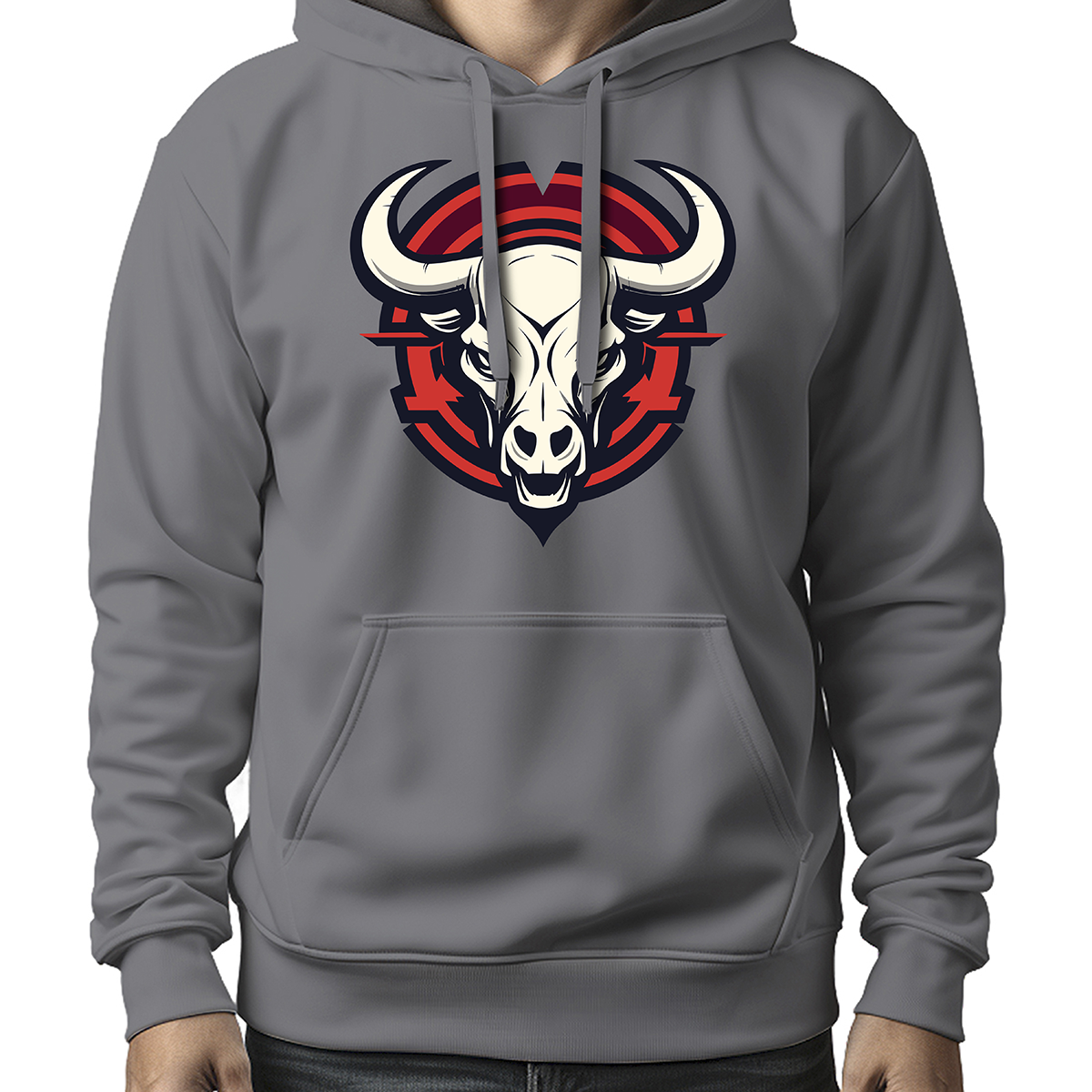MOLETOM MASCULINO BULL SKULL