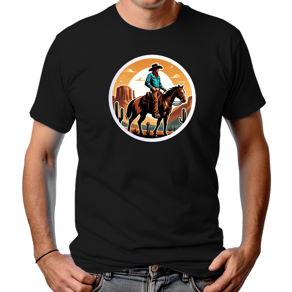CAMISETA MASCULINA RIDING HORSE 2