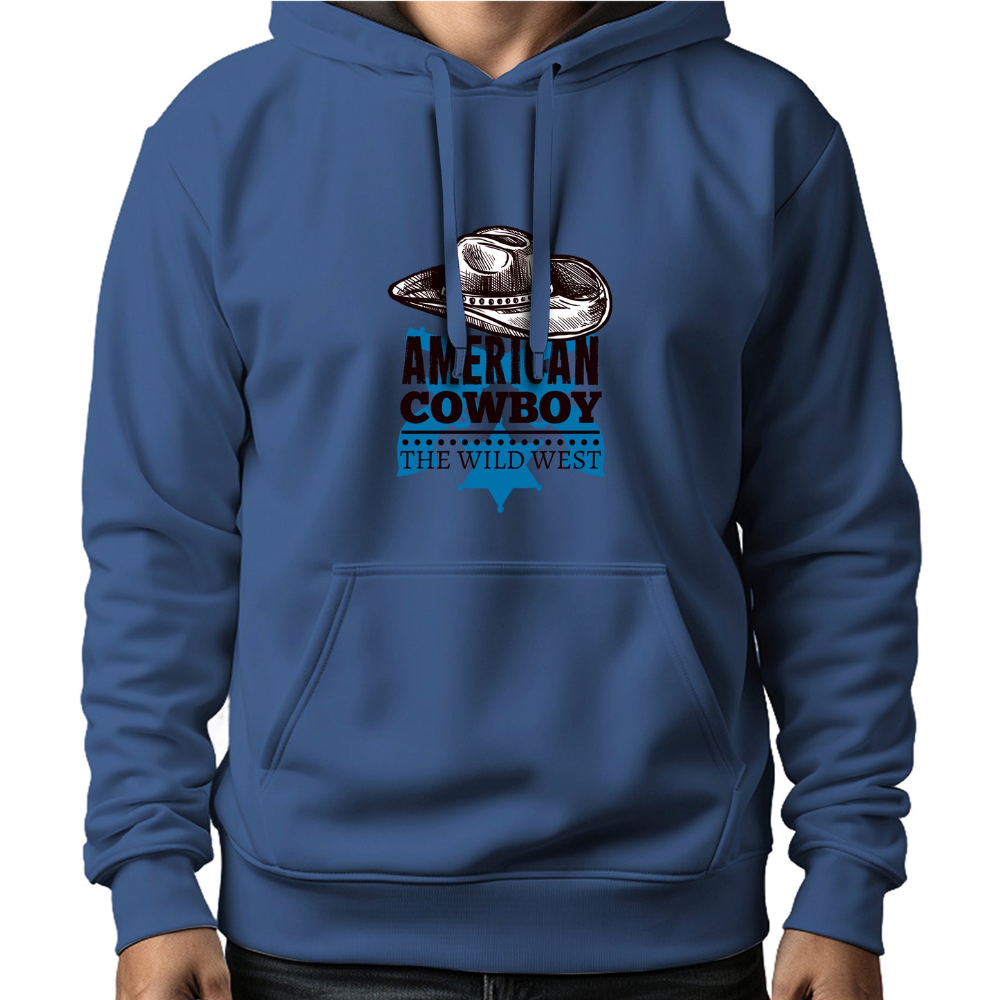 MOLETOM MASCULINO WILD WEST AMERICAN COWBOY